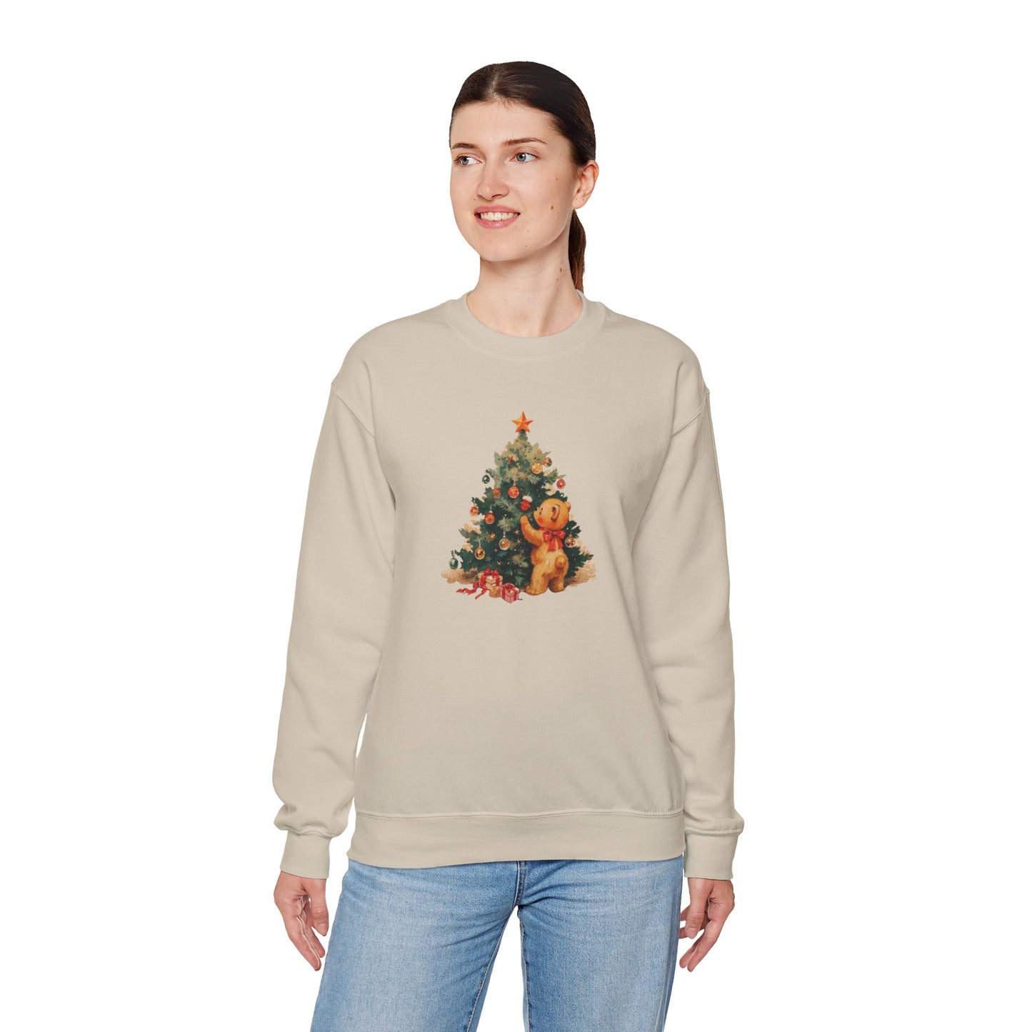 Vintage Christmas Heavy Blend™ Crewneck Sweatshirt