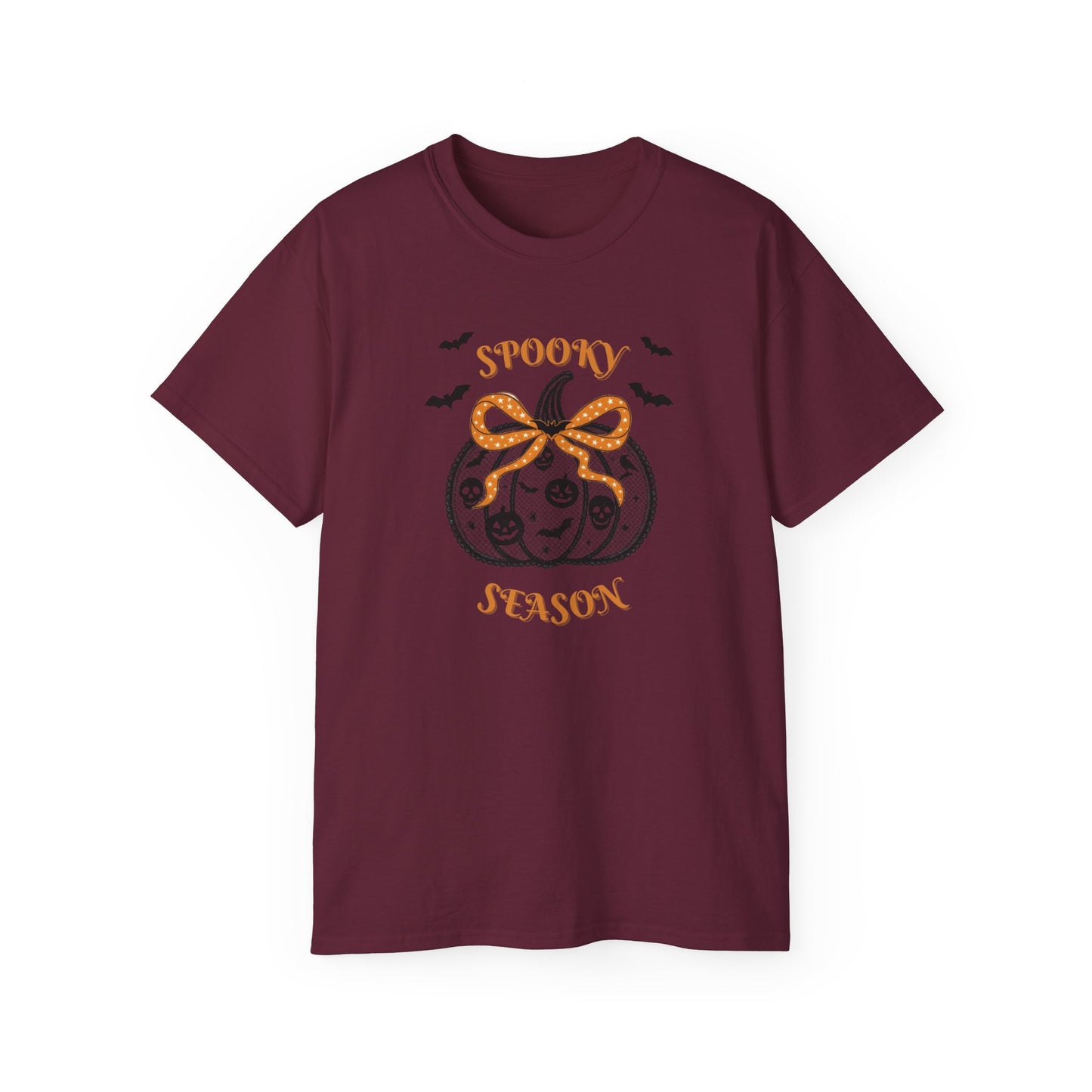 Spooky Season-Laced Pumpkin Unisex Ultra Cotton Tee
