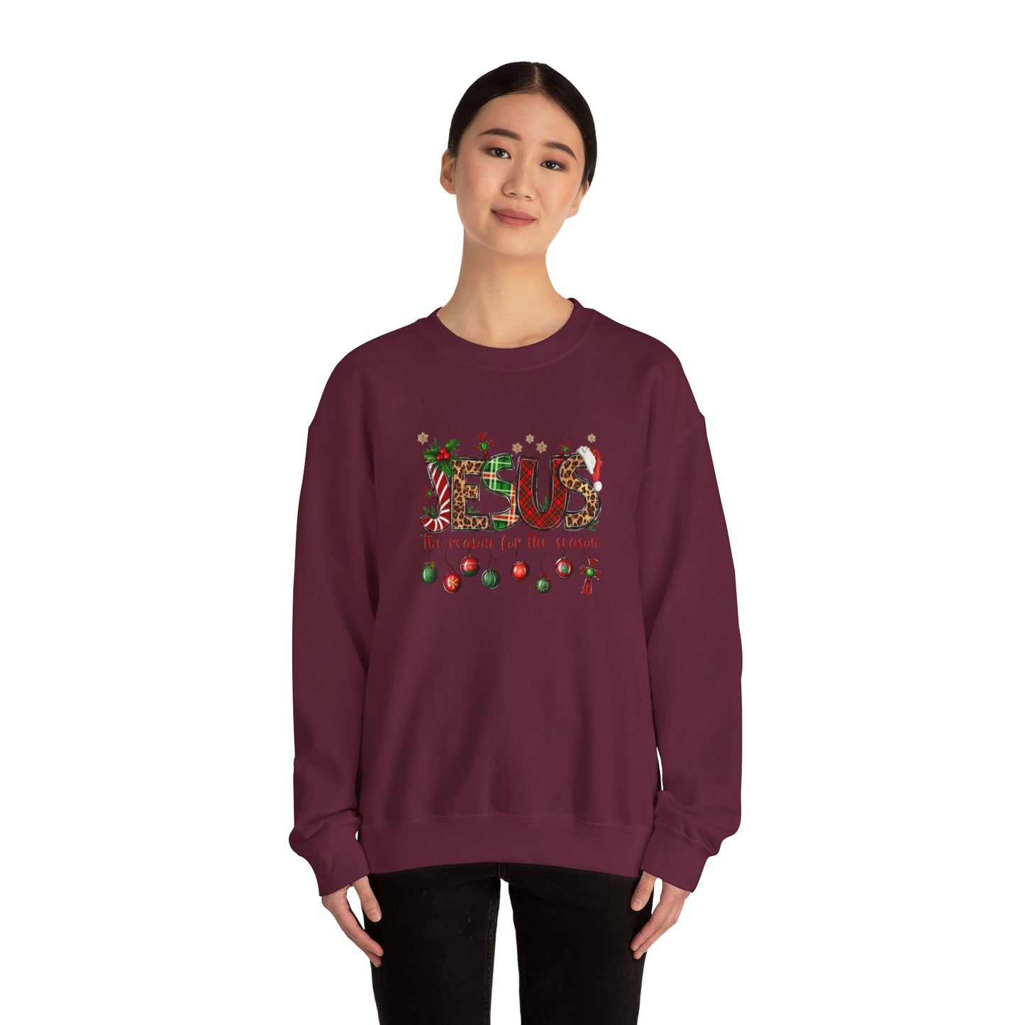 Jesus is the Reason for the Season Heavy Blend™ Crewneck Sweatshirt