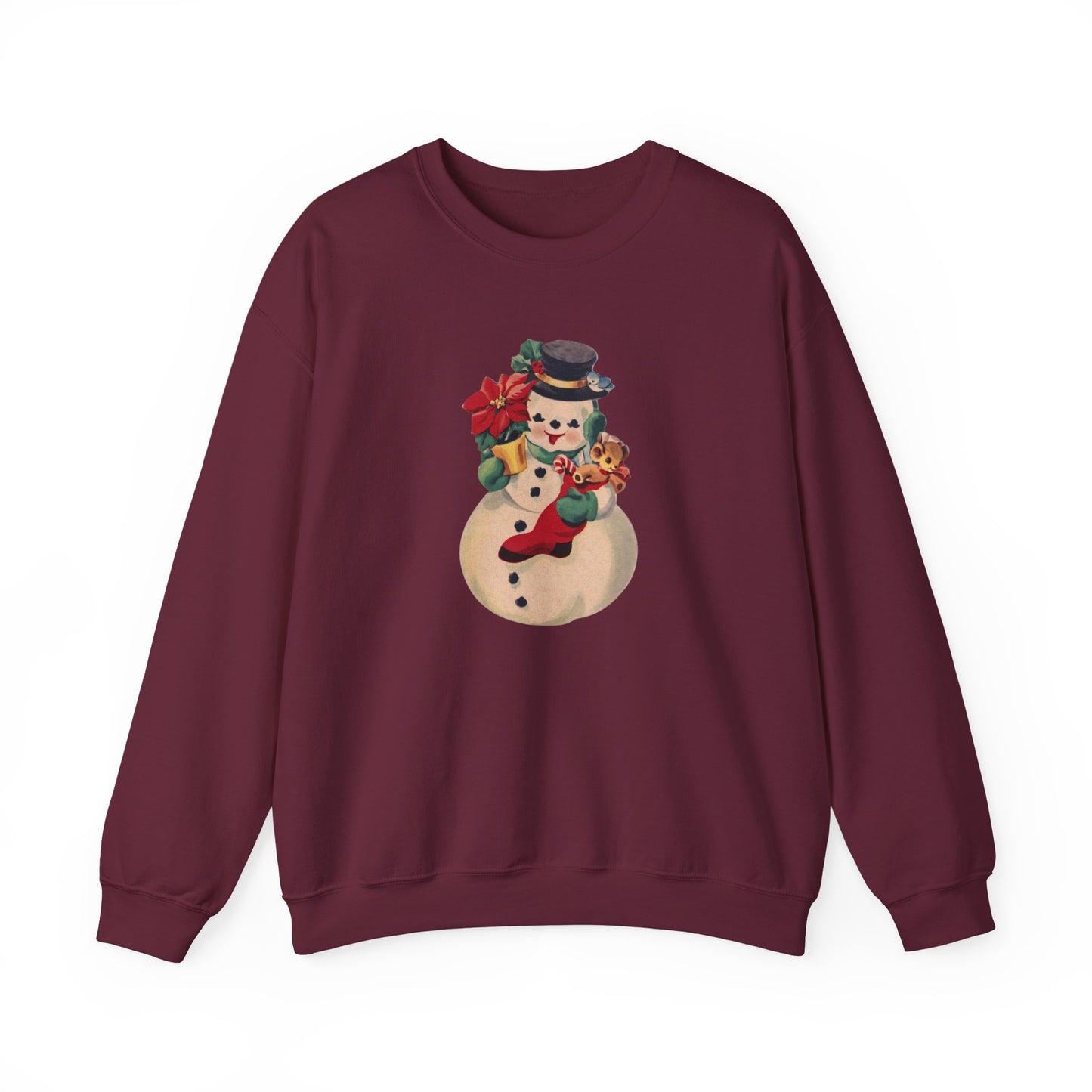 Vintage Snowman Unisex Heavy Blend™ Crewneck Sweatshirt