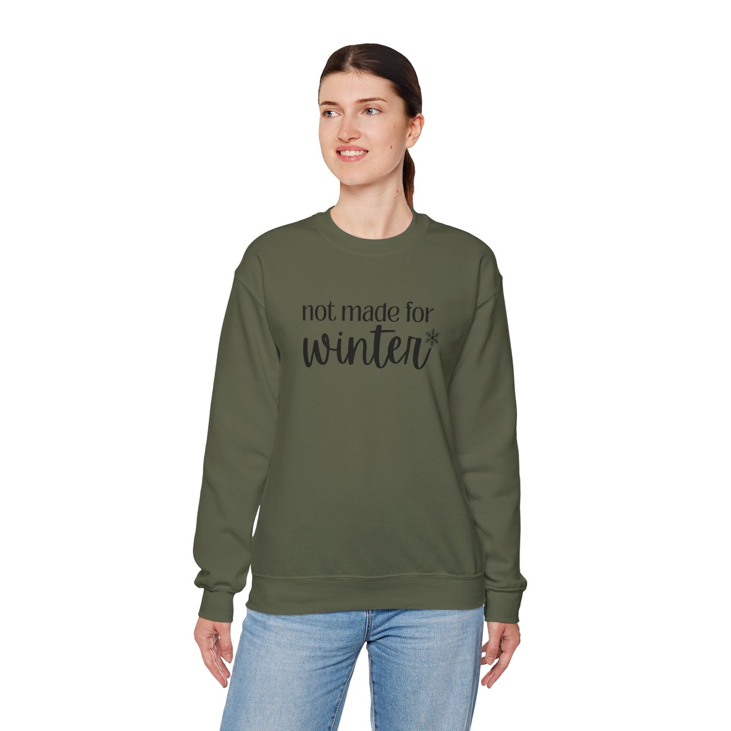 Not Made For Winter Unisex Heavy Blend™ Crewneck Sweatshirt