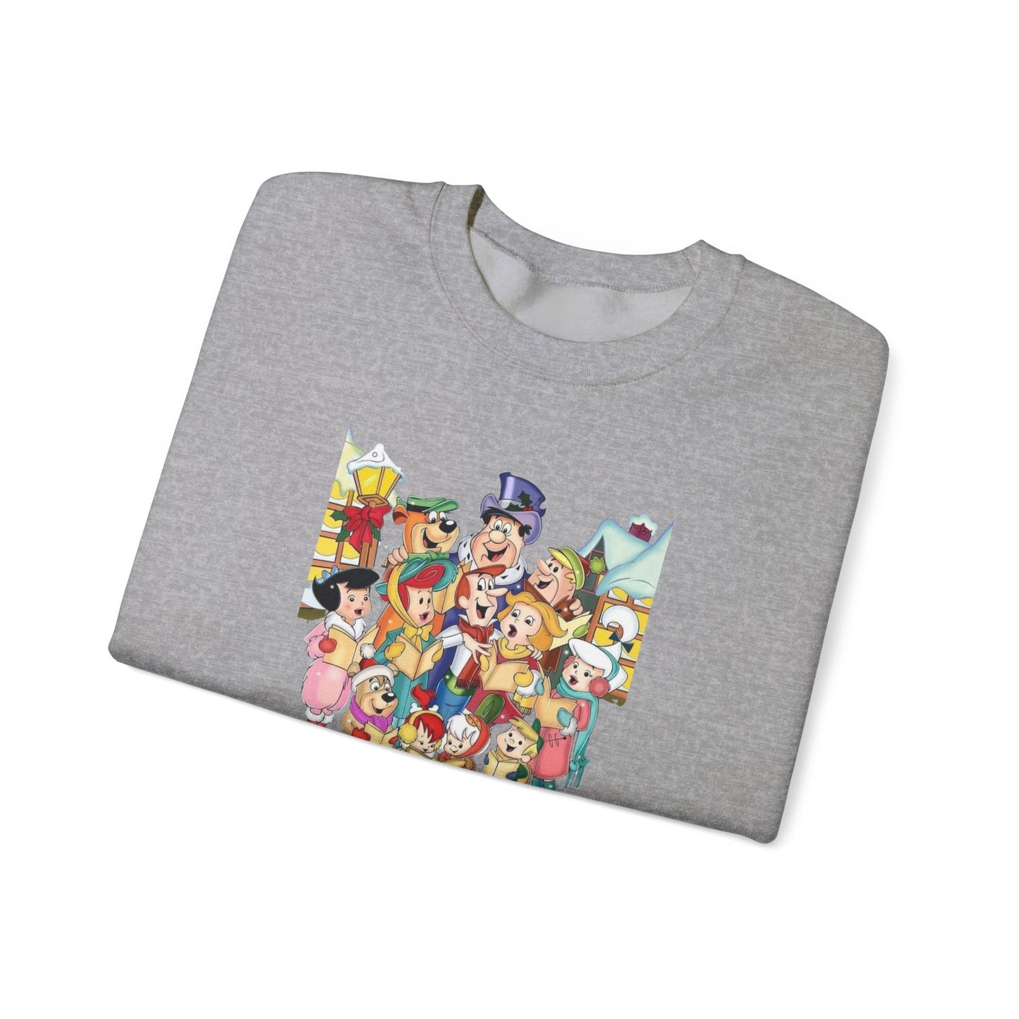 Vintage Cartoon Christmas Unisex Heavy Blend™ Crewneck Sweatshirt