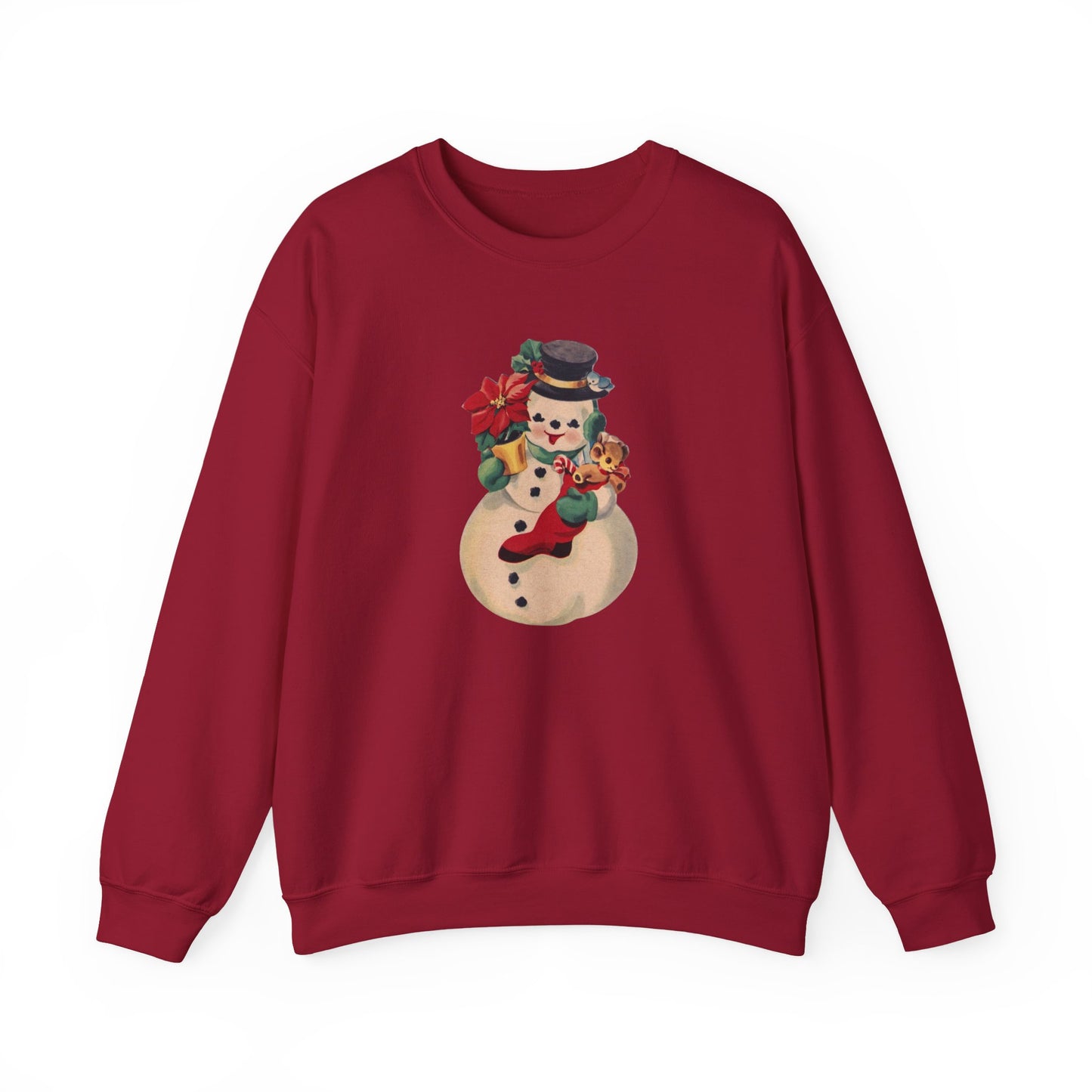Vintage Snowman Unisex Heavy Blend™ Crewneck Sweatshirt