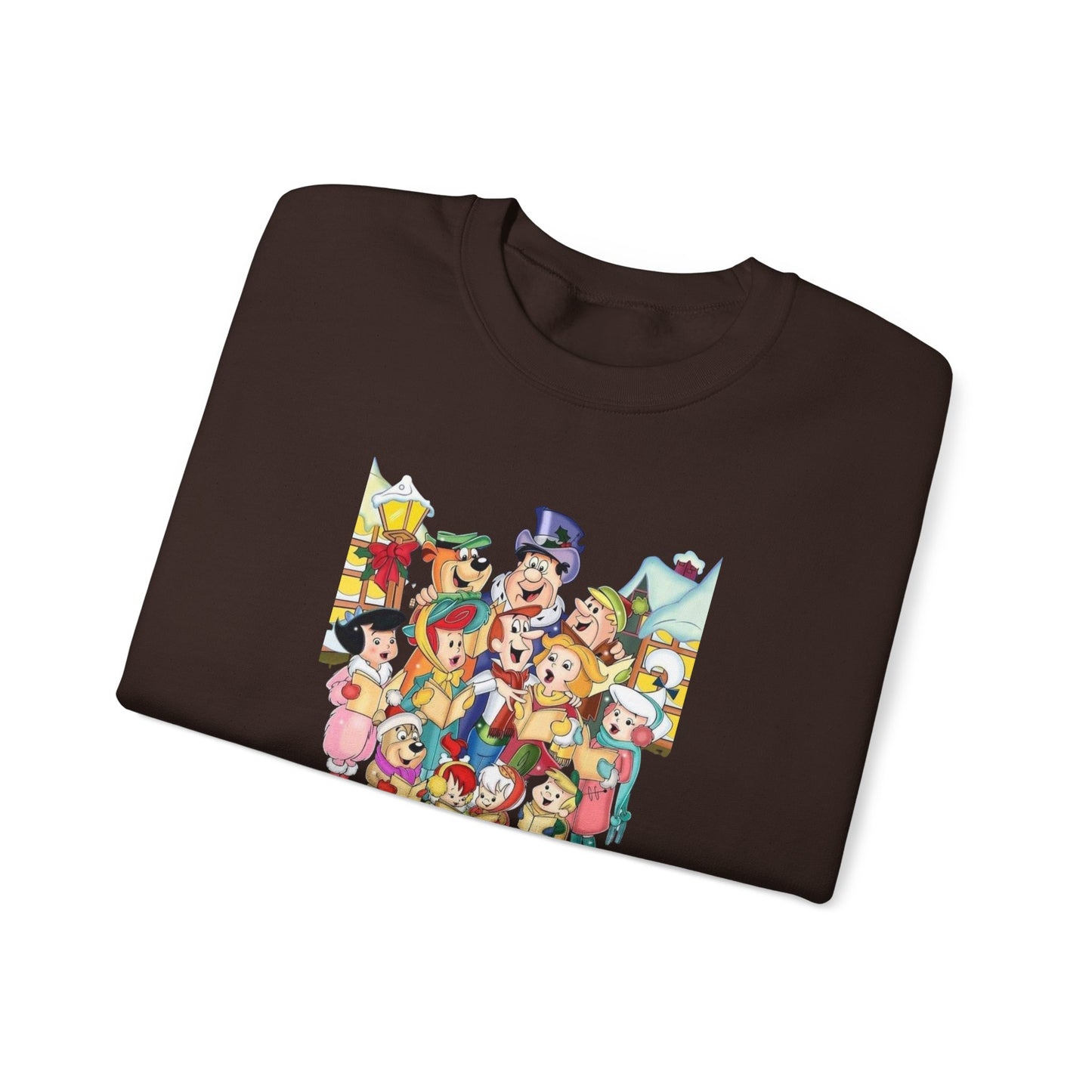 Vintage Cartoon Christmas Unisex Heavy Blend™ Crewneck Sweatshirt