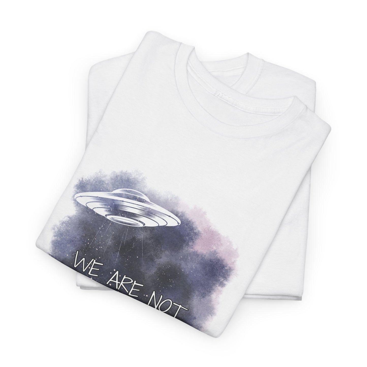 We are not alone Unisex Heavy Cotton Tee