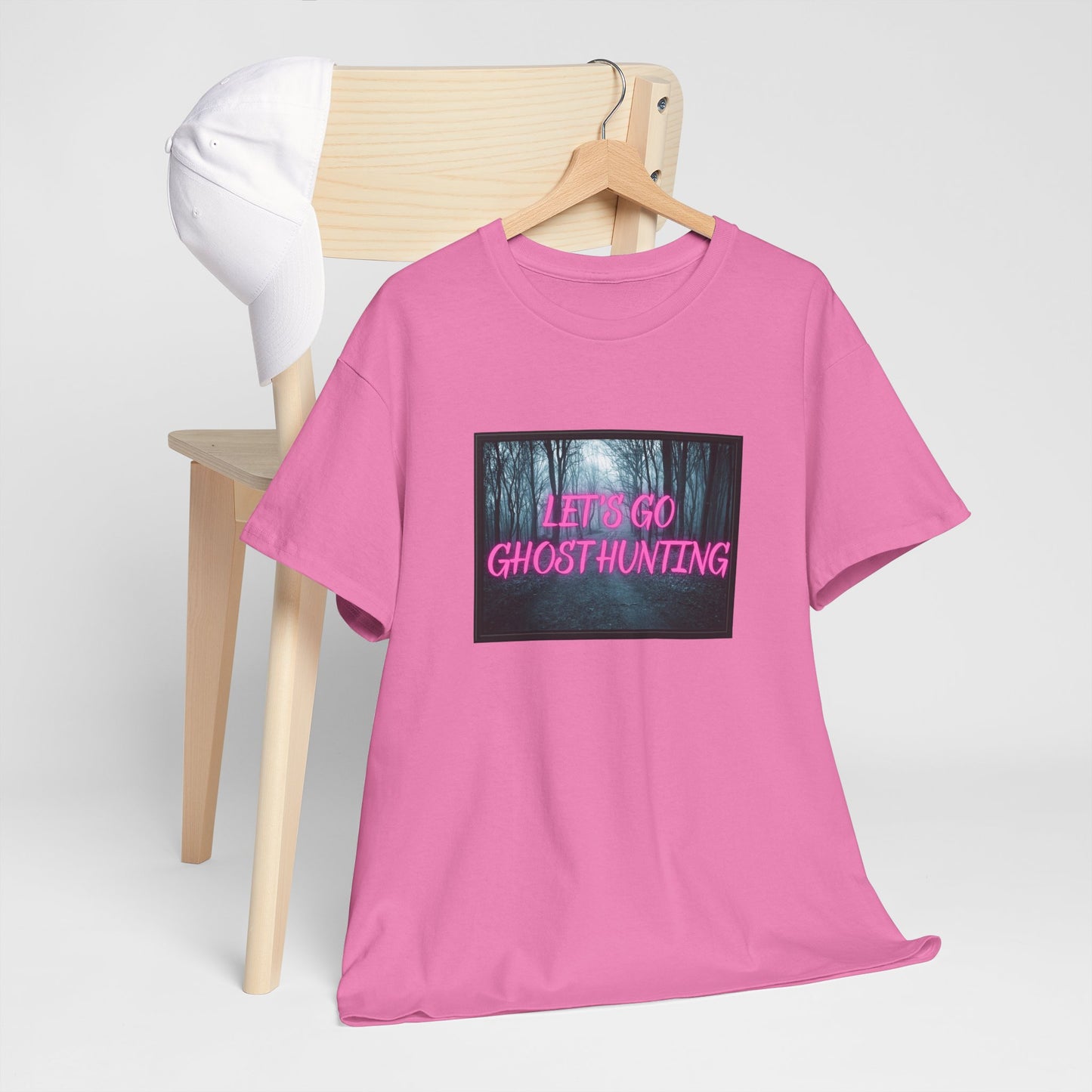 Let's Go Ghost Hunting Unisex Heavy Cotton Tee