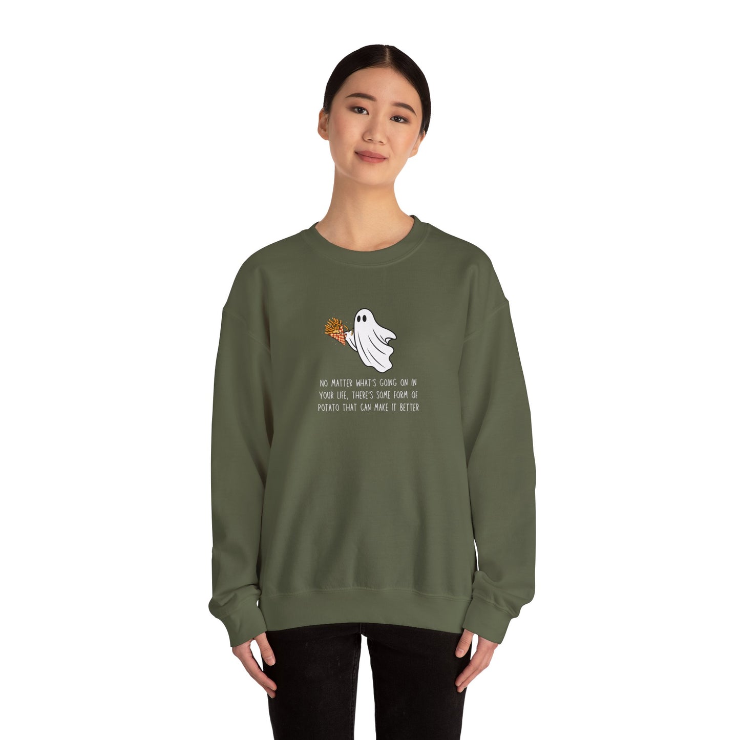 Ghost & Fries Unisex Heavy Blend™ Crewneck Sweatshirt