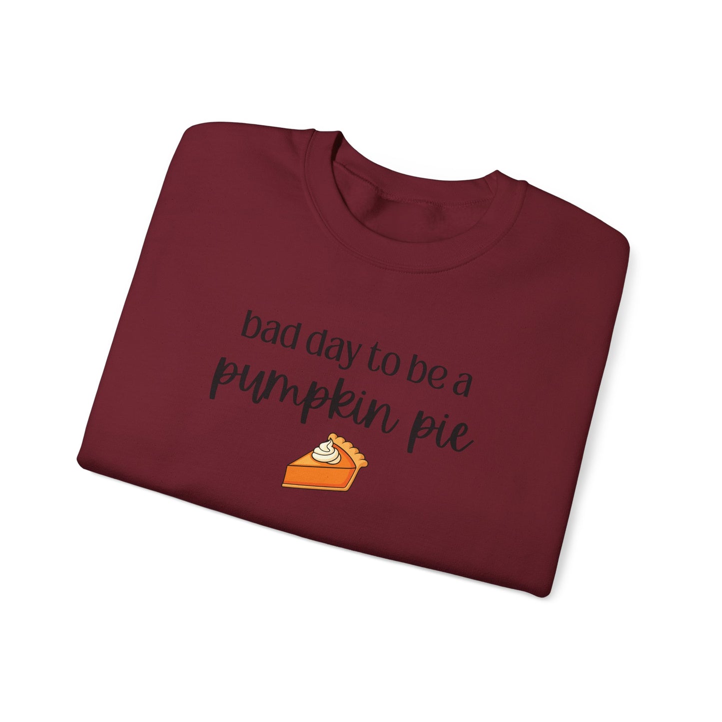 Bad Day to be a Pumpkin Pie Unisex Heavy Blend™ Crewneck Sweatshirt