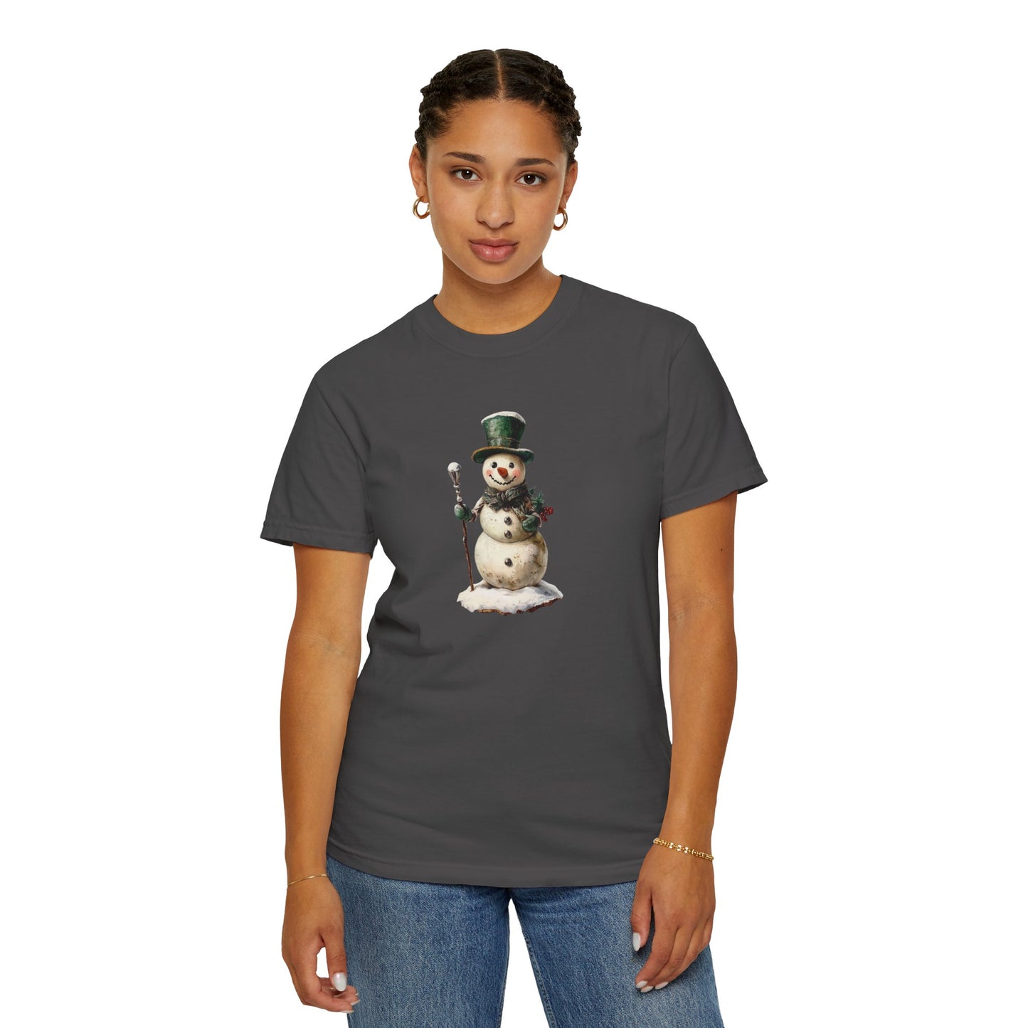 Snowman Unisex Garment-Dyed T-shirt
