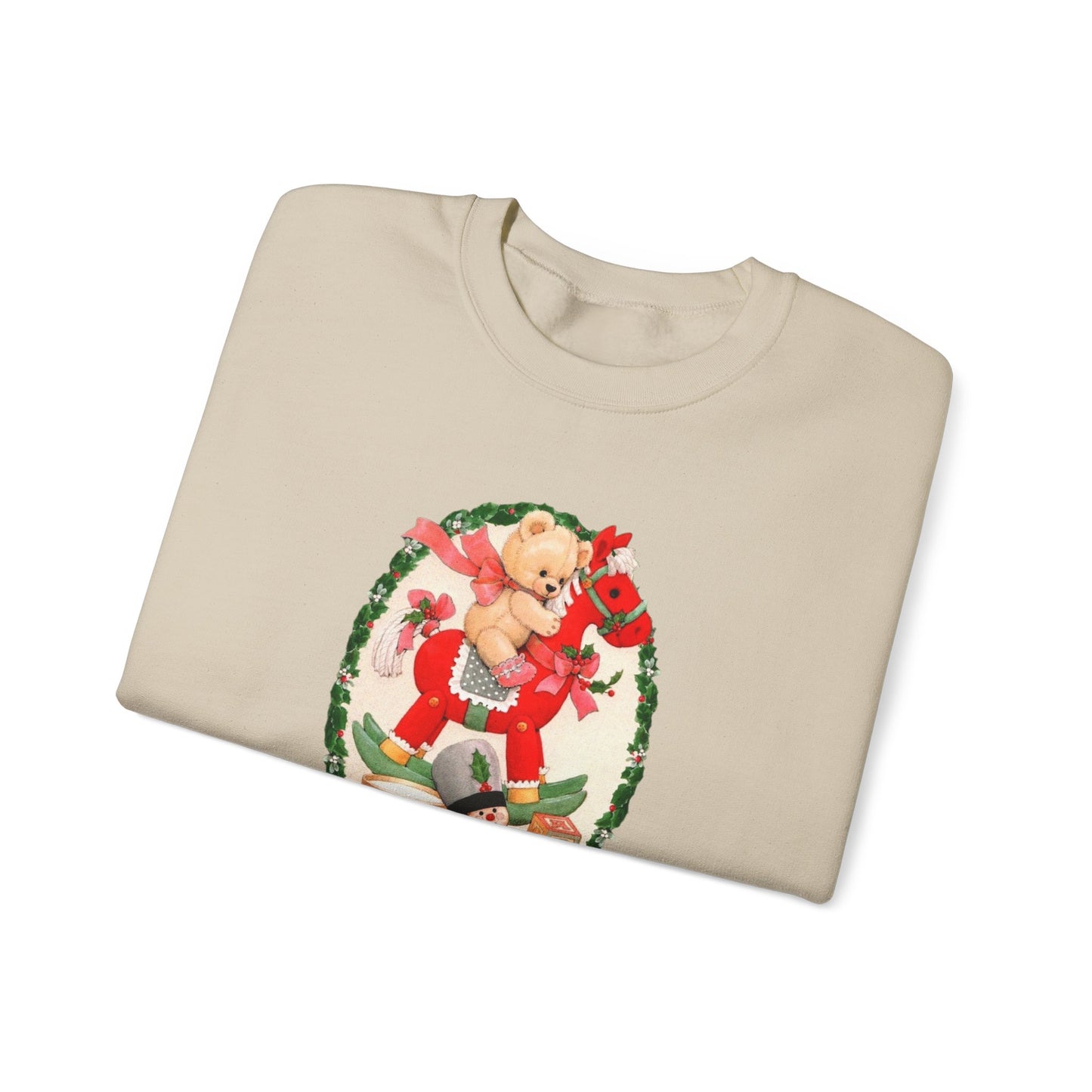 Vintage Christmas Toys Unisex Heavy Blend™ Crewneck Sweatshirt