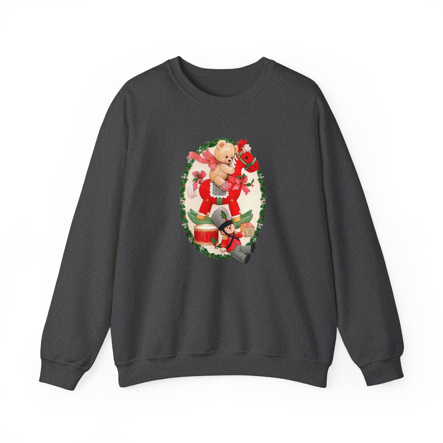 Vintage Christmas Toys Unisex Heavy Blend™ Crewneck Sweatshirt