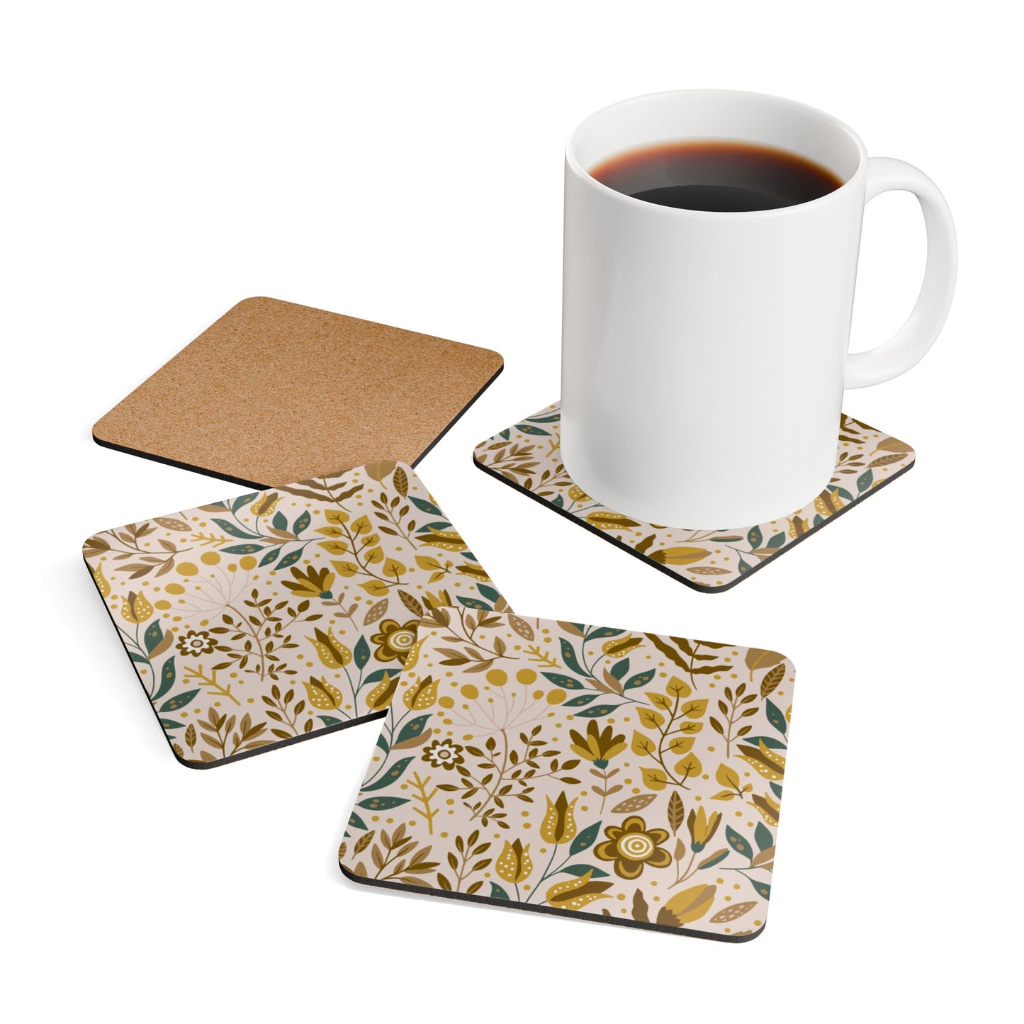 Corkwood Coaster Set