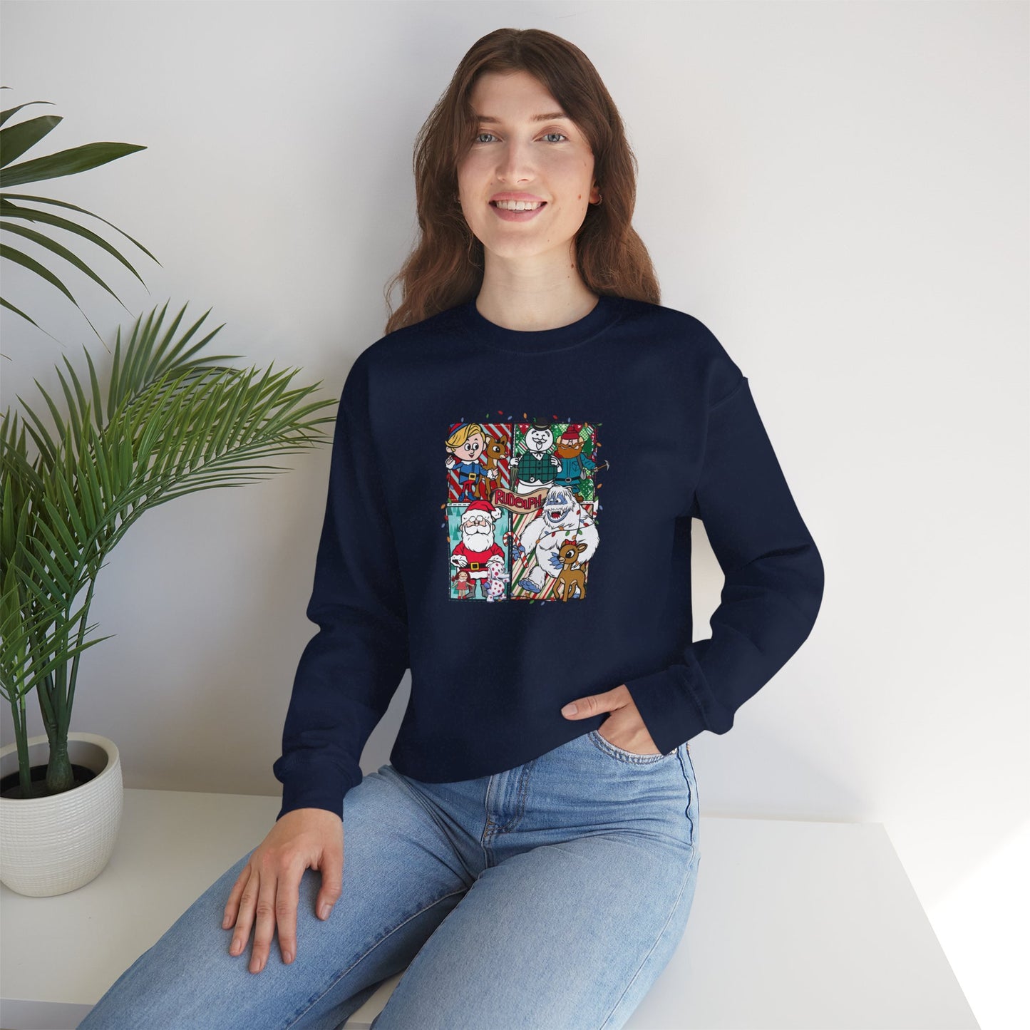 Rudolph Unisex Heavy Blend™ Crewneck Sweatshirt