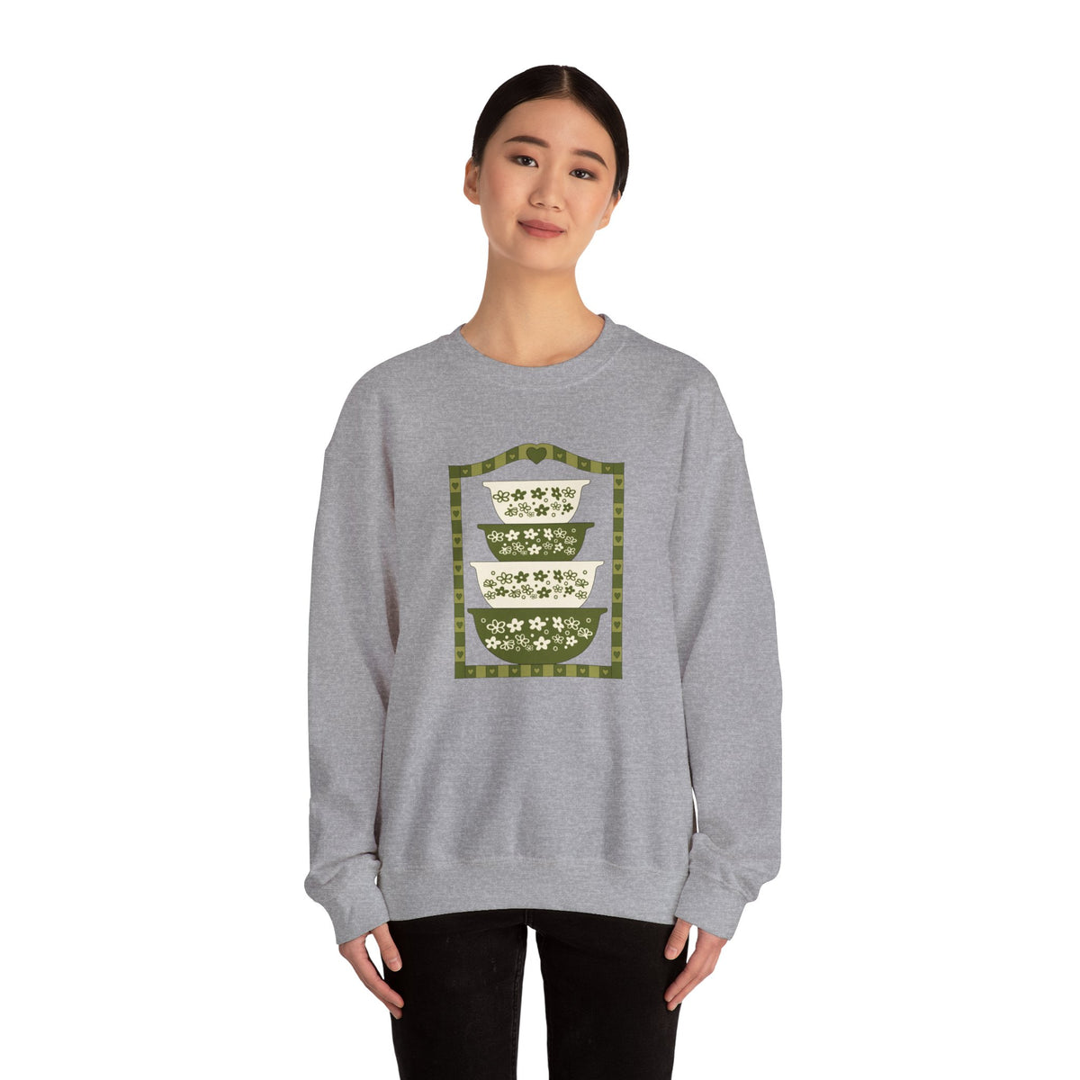 Vintage Dishware Unisex Heavy Blend™ Crewneck Sweatshirt