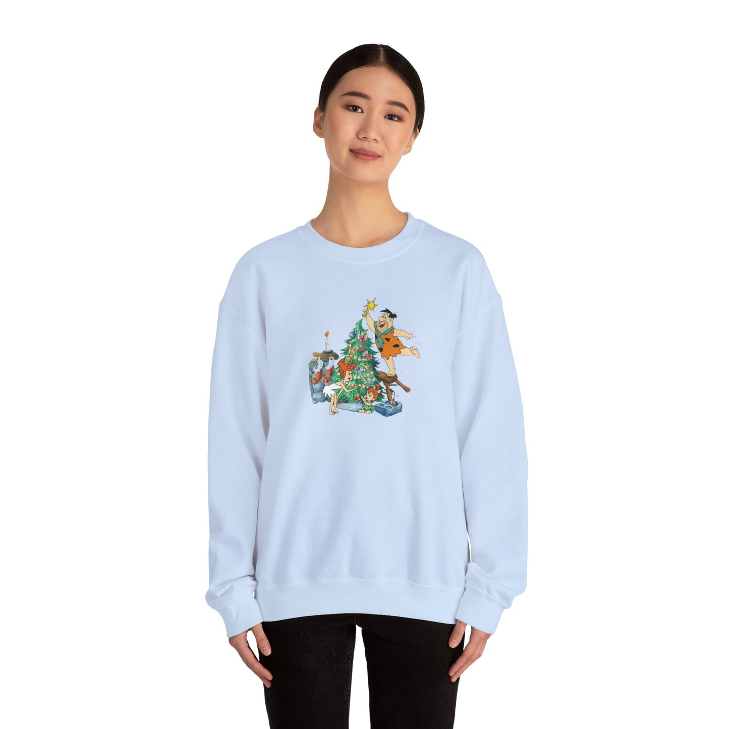 Flinstones Christmas Unisex Heavy Blend™ Crewneck Sweatshirt
