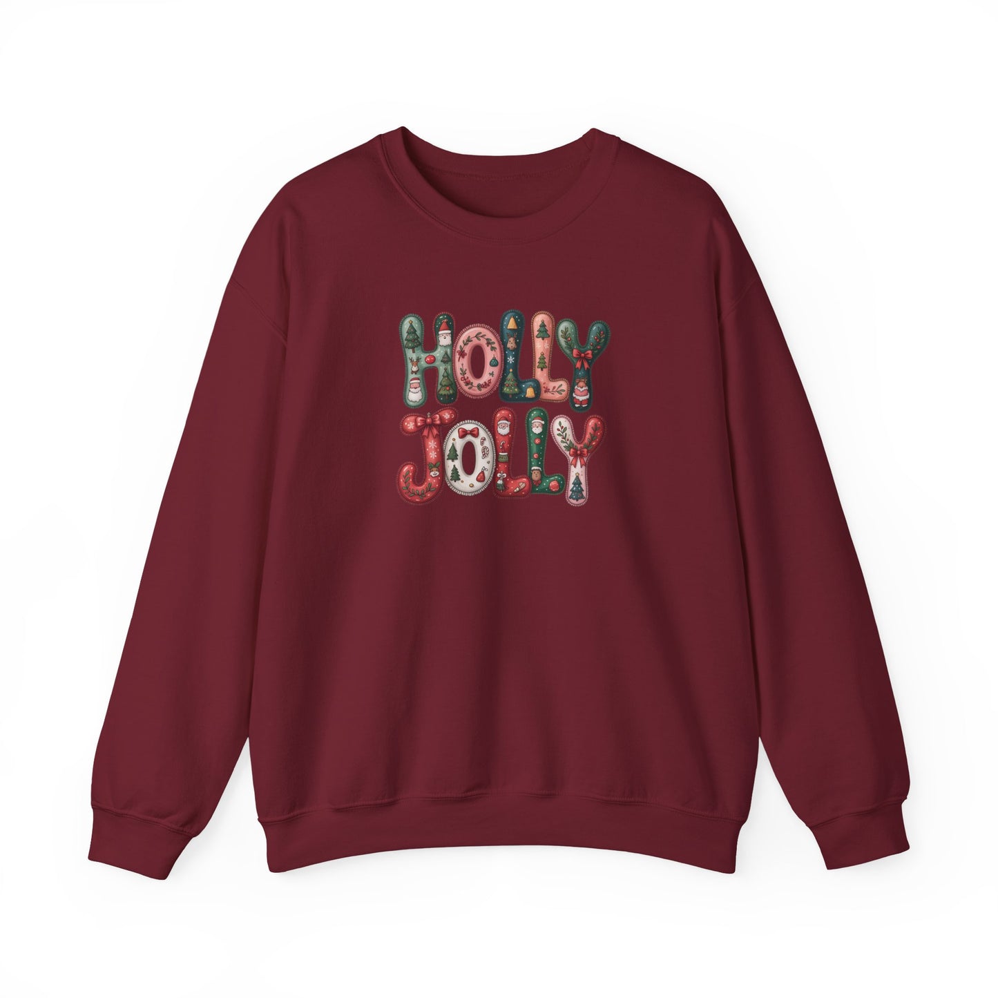 Holly Jolly Unisex Heavy Blend™ Crewneck Sweatshirt