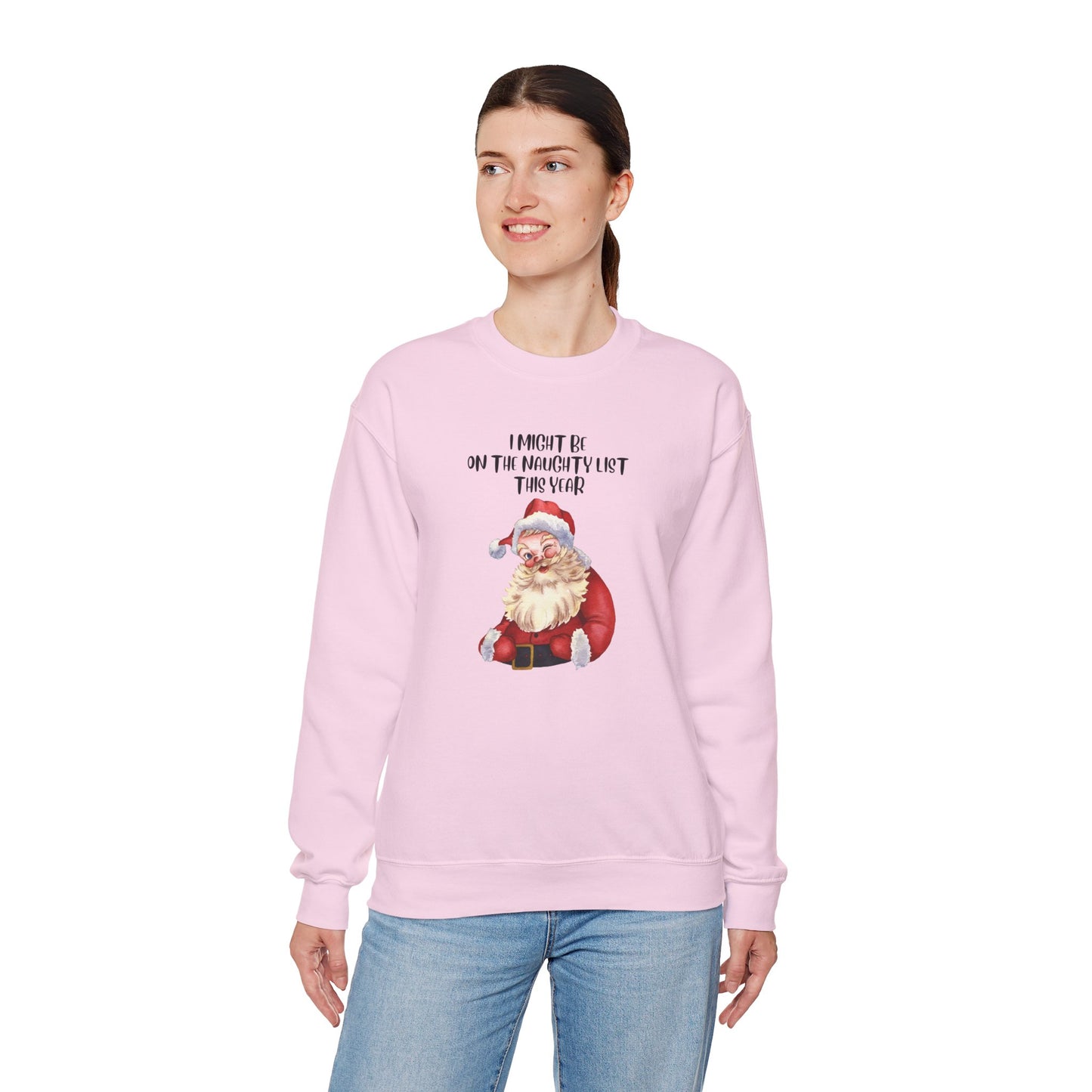 Naughty List This Year Unisex Heavy Blend™ Crewneck Sweatshirt