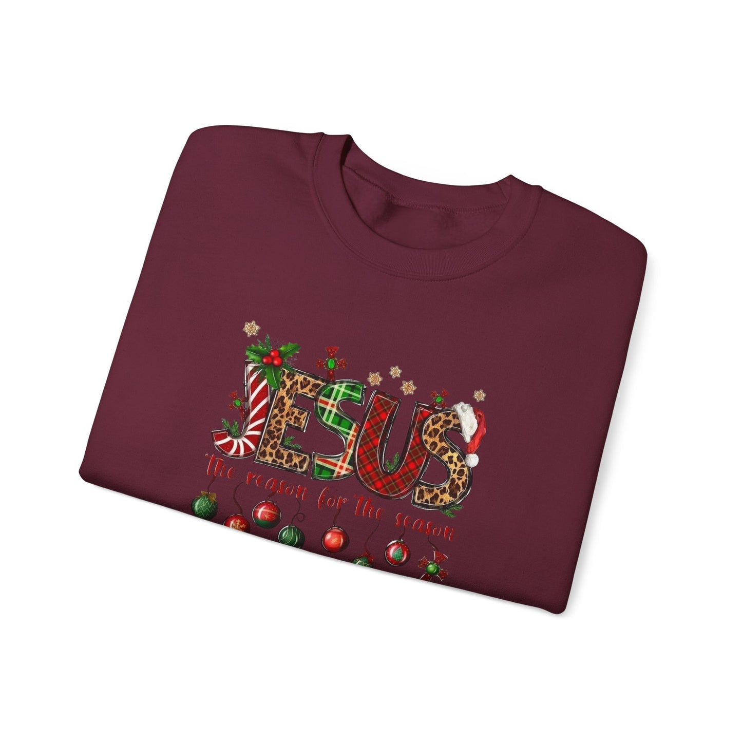 Jesus is the Reason for the Season Heavy Blend™ Crewneck Sweatshirt