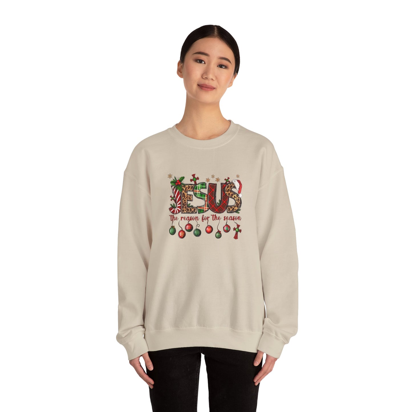 Jesus is the Reason for the Season Heavy Blend™ Crewneck Sweatshirt