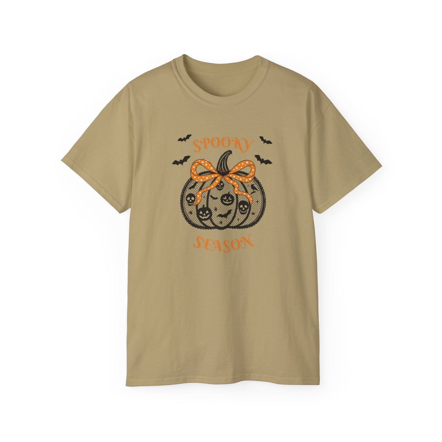 Spooky Season-Laced Pumpkin Unisex Ultra Cotton Tee