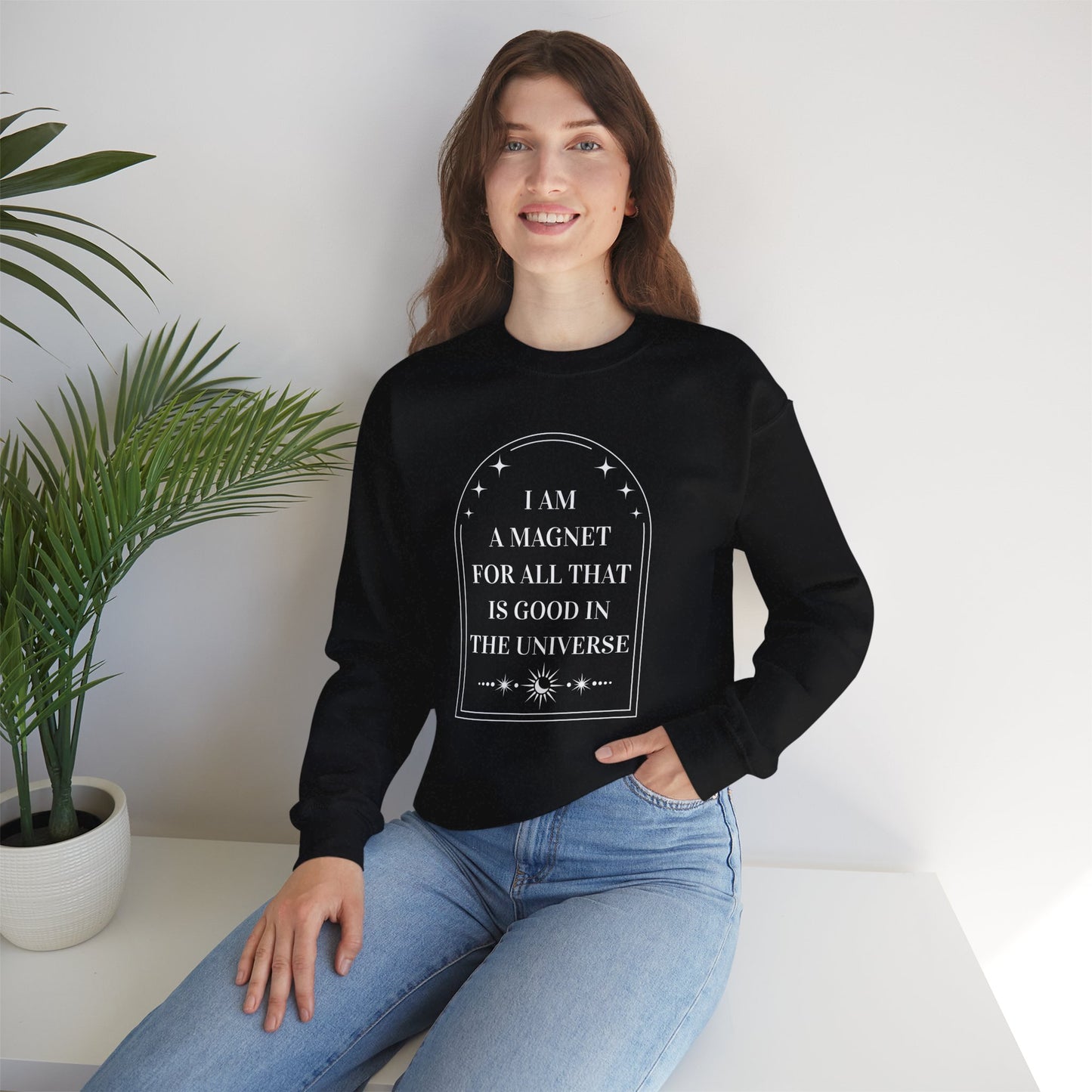 I Am A Magnet Heavy Blend™ Crewneck Sweatshirt