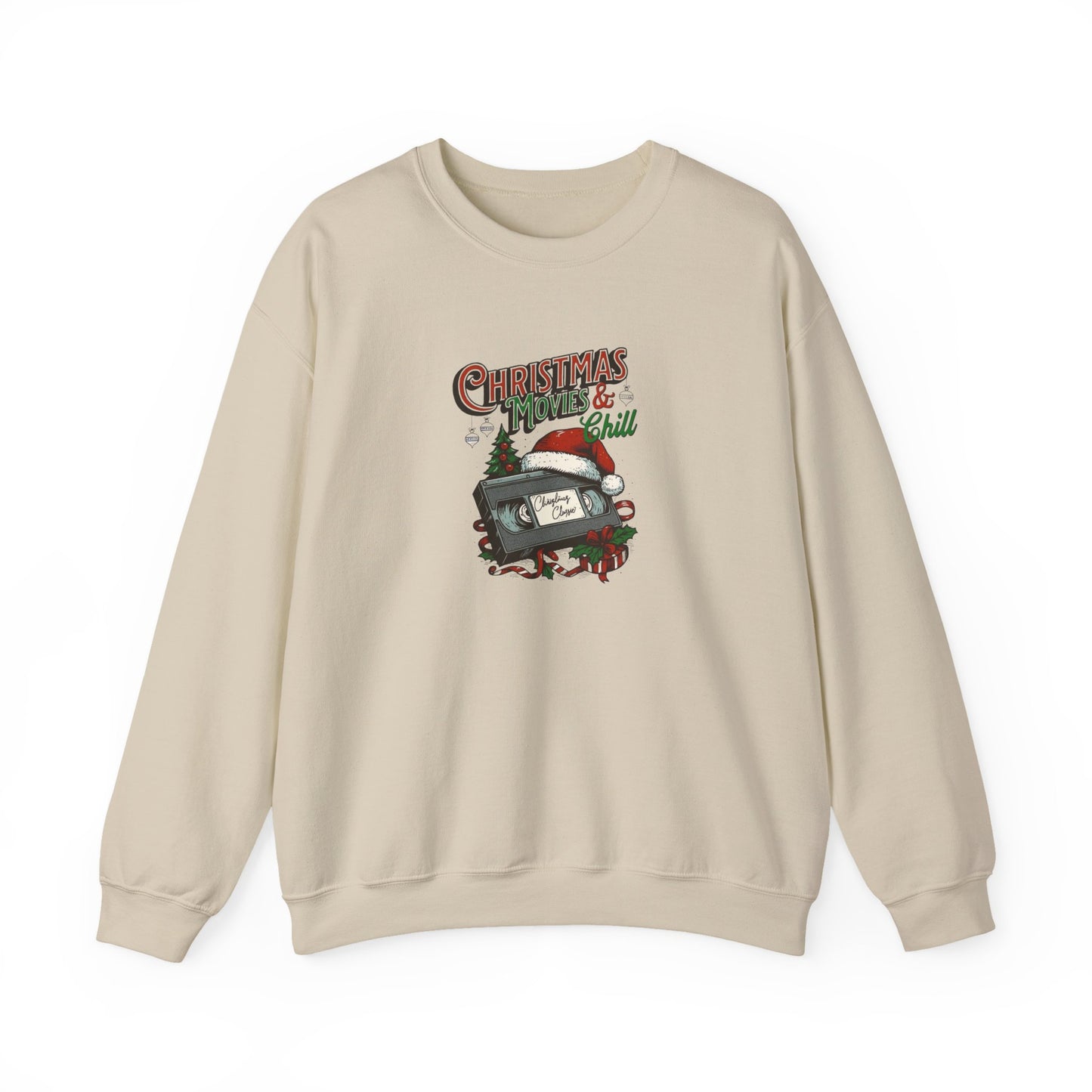 Christmas Movies & Chill Heavy Blend™ Crewneck Sweatshirt