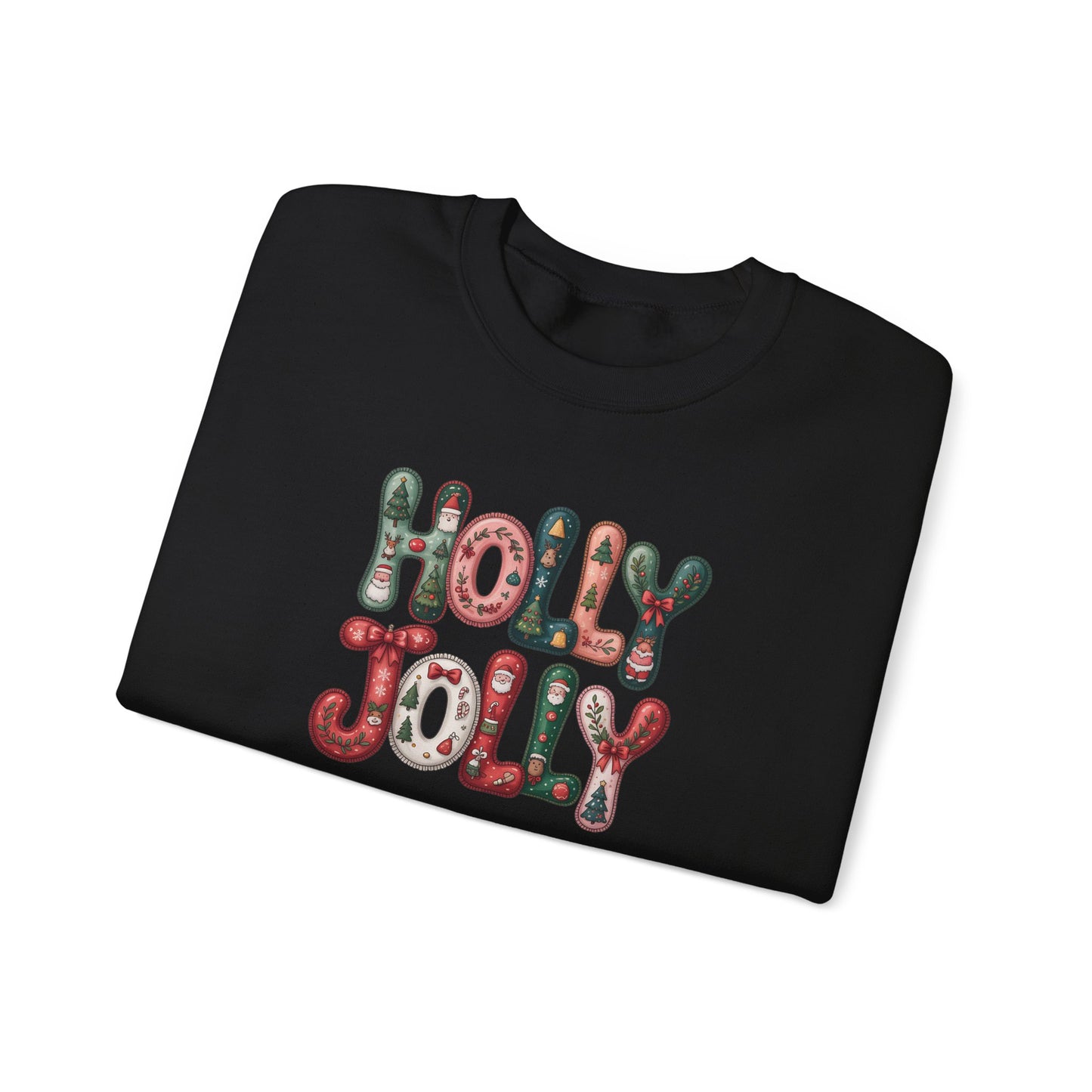 Holly Jolly Unisex Heavy Blend™ Crewneck Sweatshirt