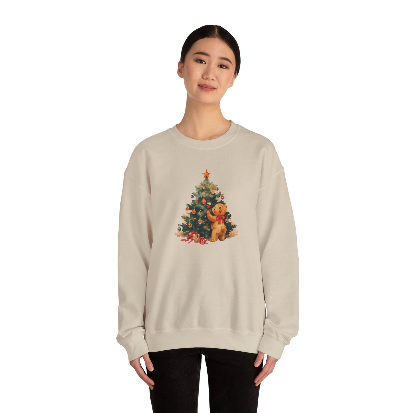 Vintage Christmas Heavy Blend™ Crewneck Sweatshirt