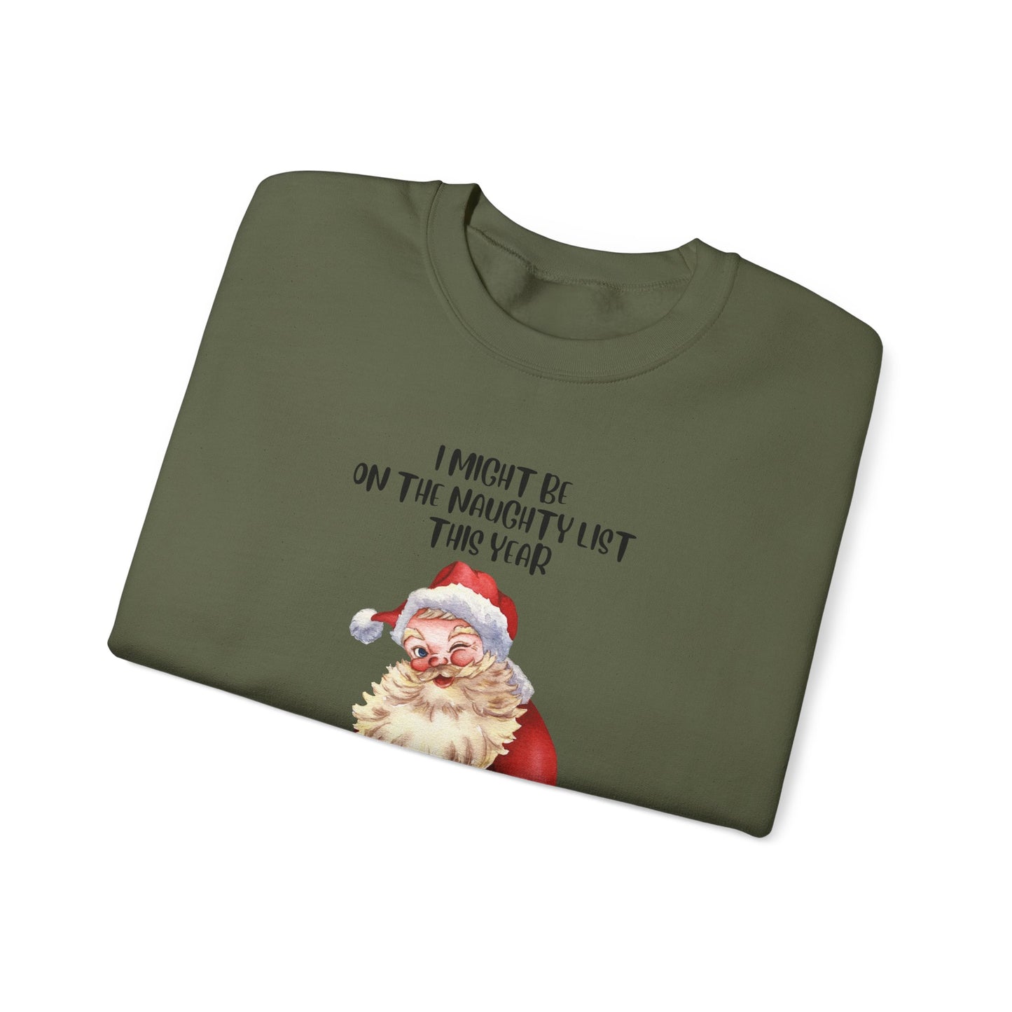 Naughty List This Year Unisex Heavy Blend™ Crewneck Sweatshirt