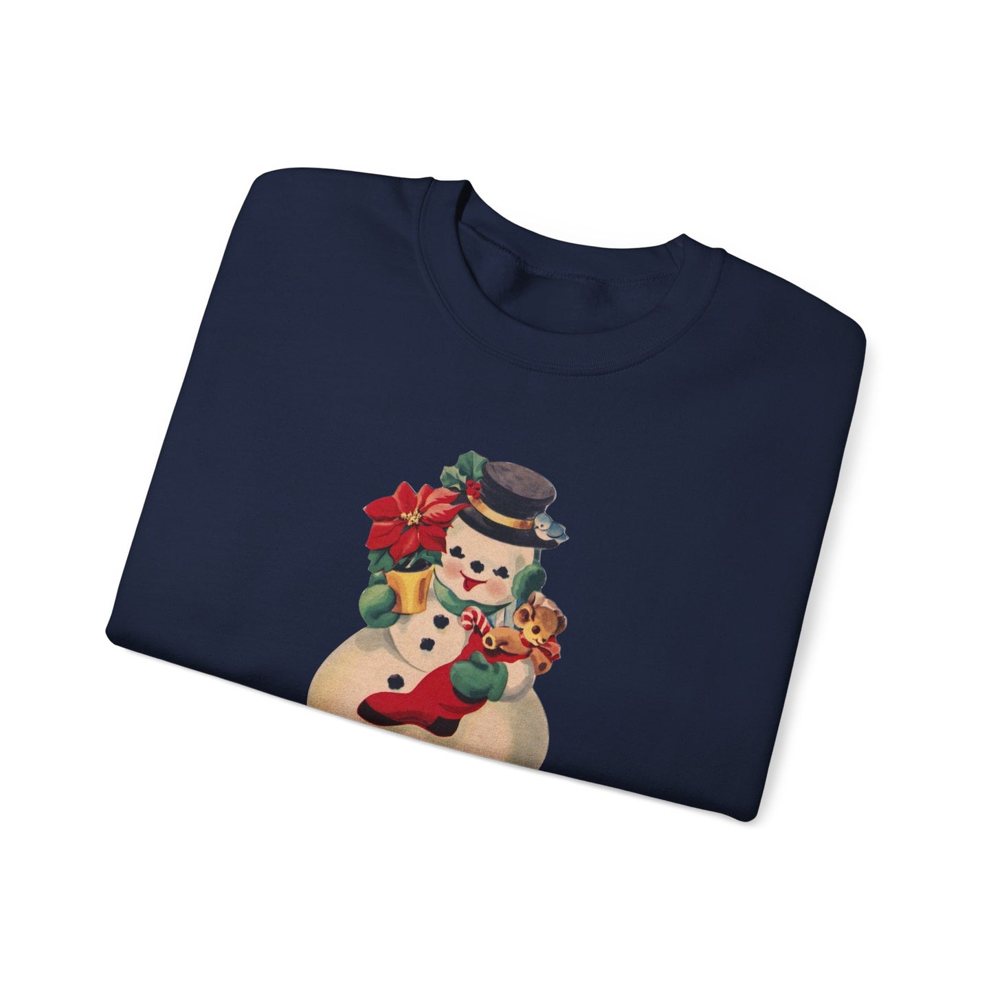 Vintage Snowman Unisex Heavy Blend™ Crewneck Sweatshirt