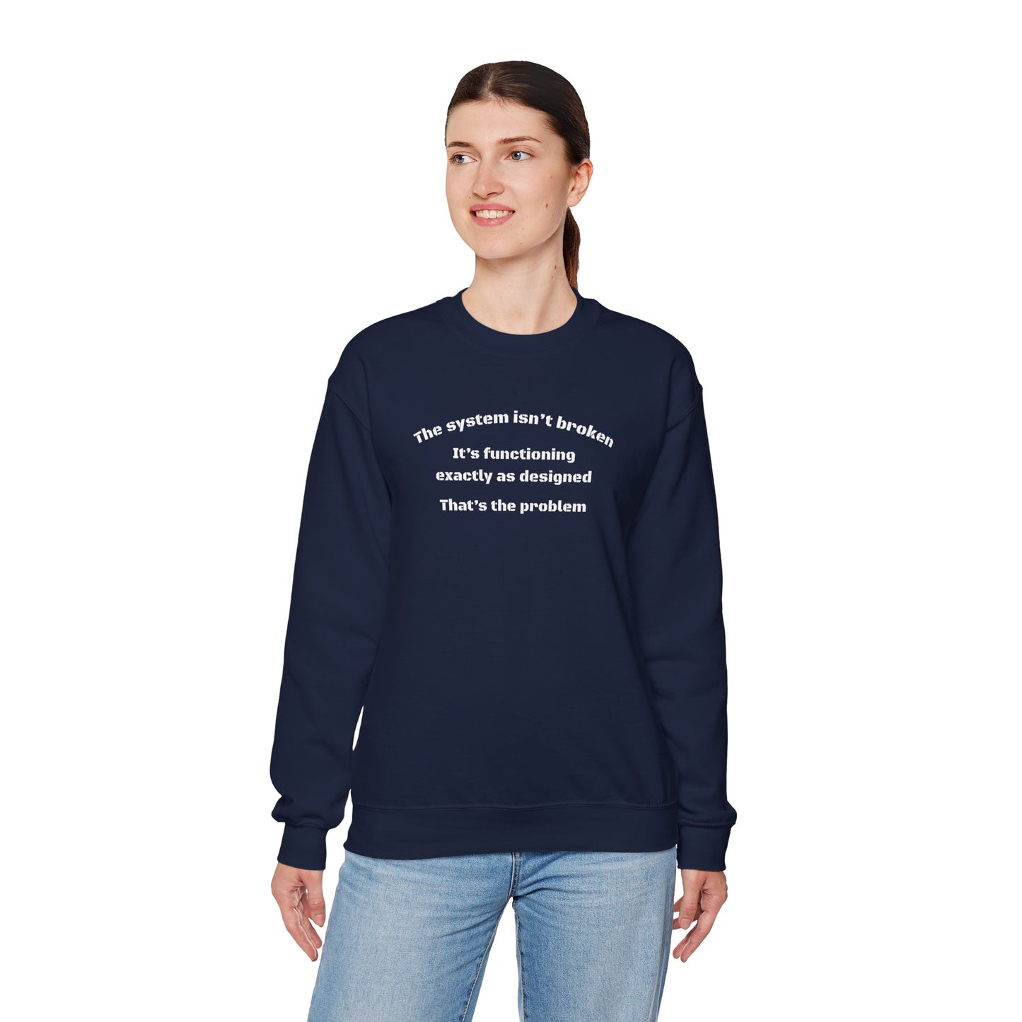 The System Unisex Heavy Blend™ Crewneck Sweatshirt