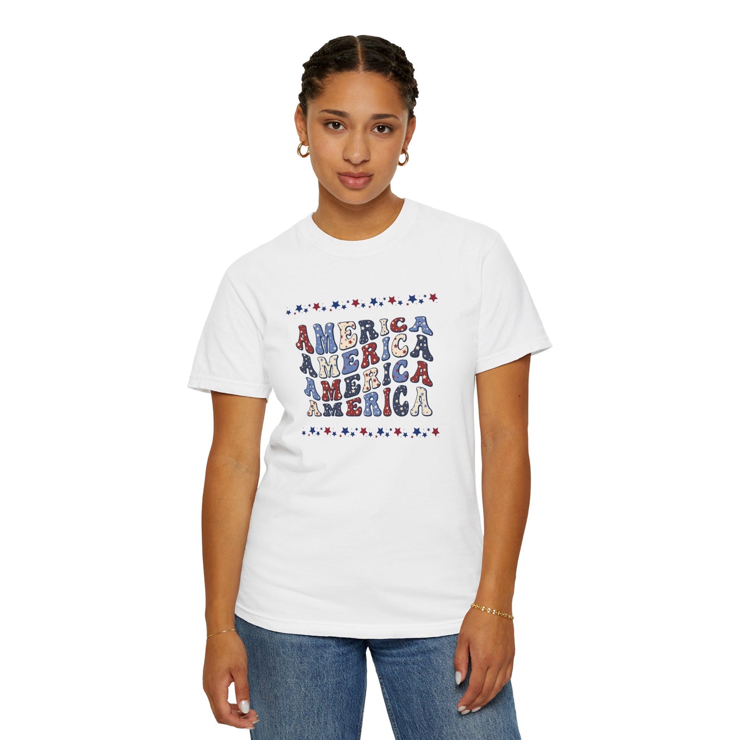 America/4th of July Garment-Dyed T-shirt