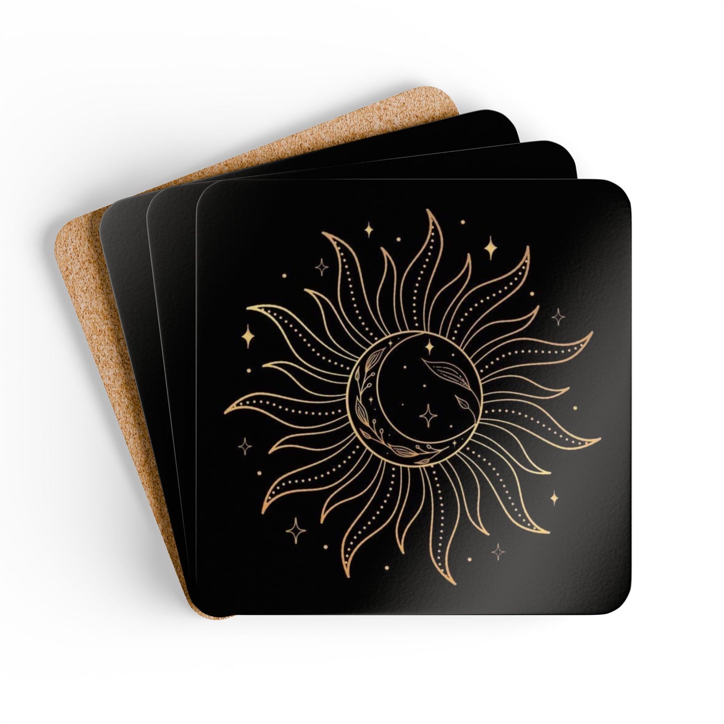 Corkwood Coaster Set