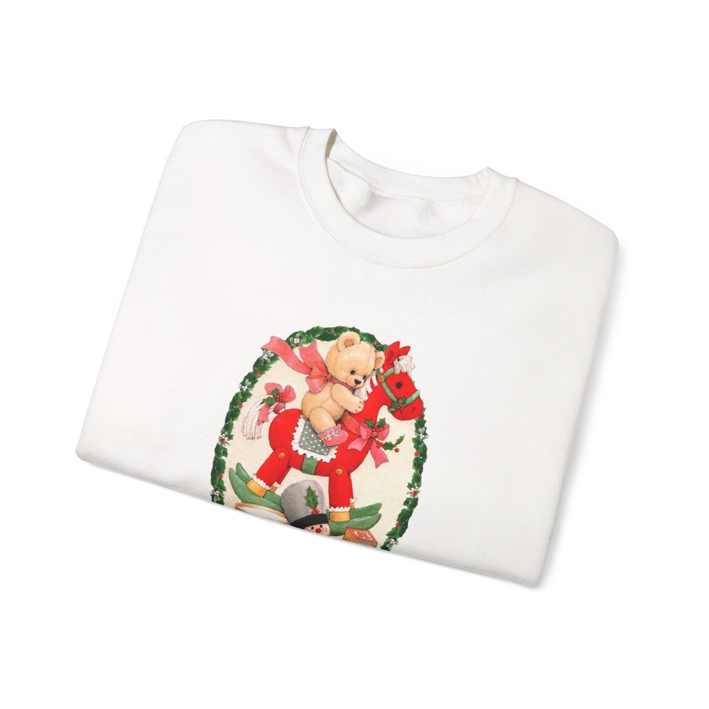 Vintage Christmas Toys Unisex Heavy Blend™ Crewneck Sweatshirt