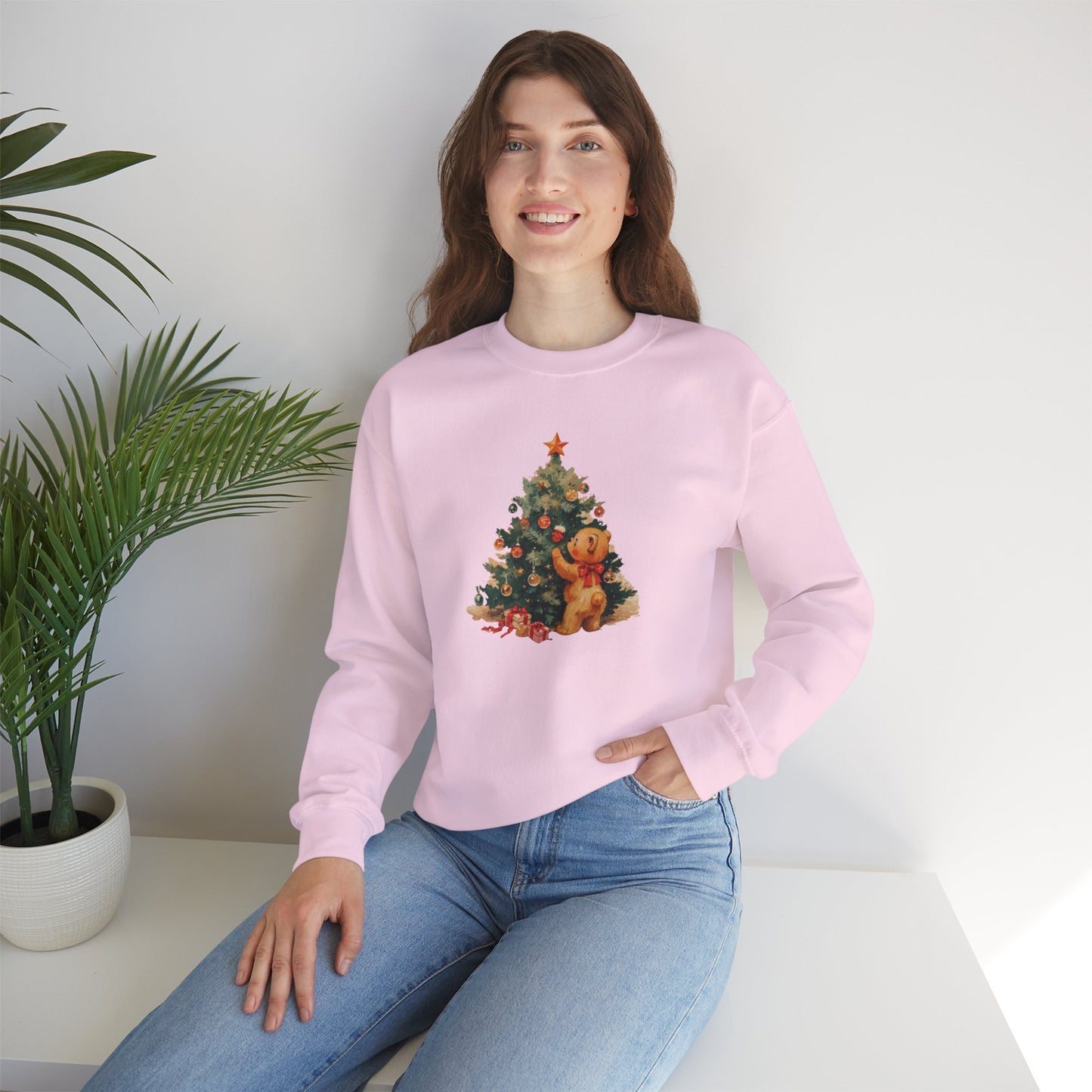 Vintage Christmas Heavy Blend™ Crewneck Sweatshirt