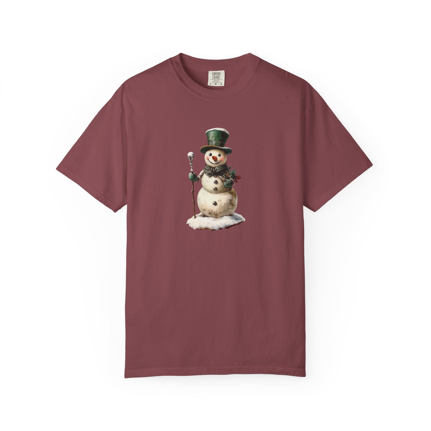 Snowman Unisex Garment-Dyed T-shirt