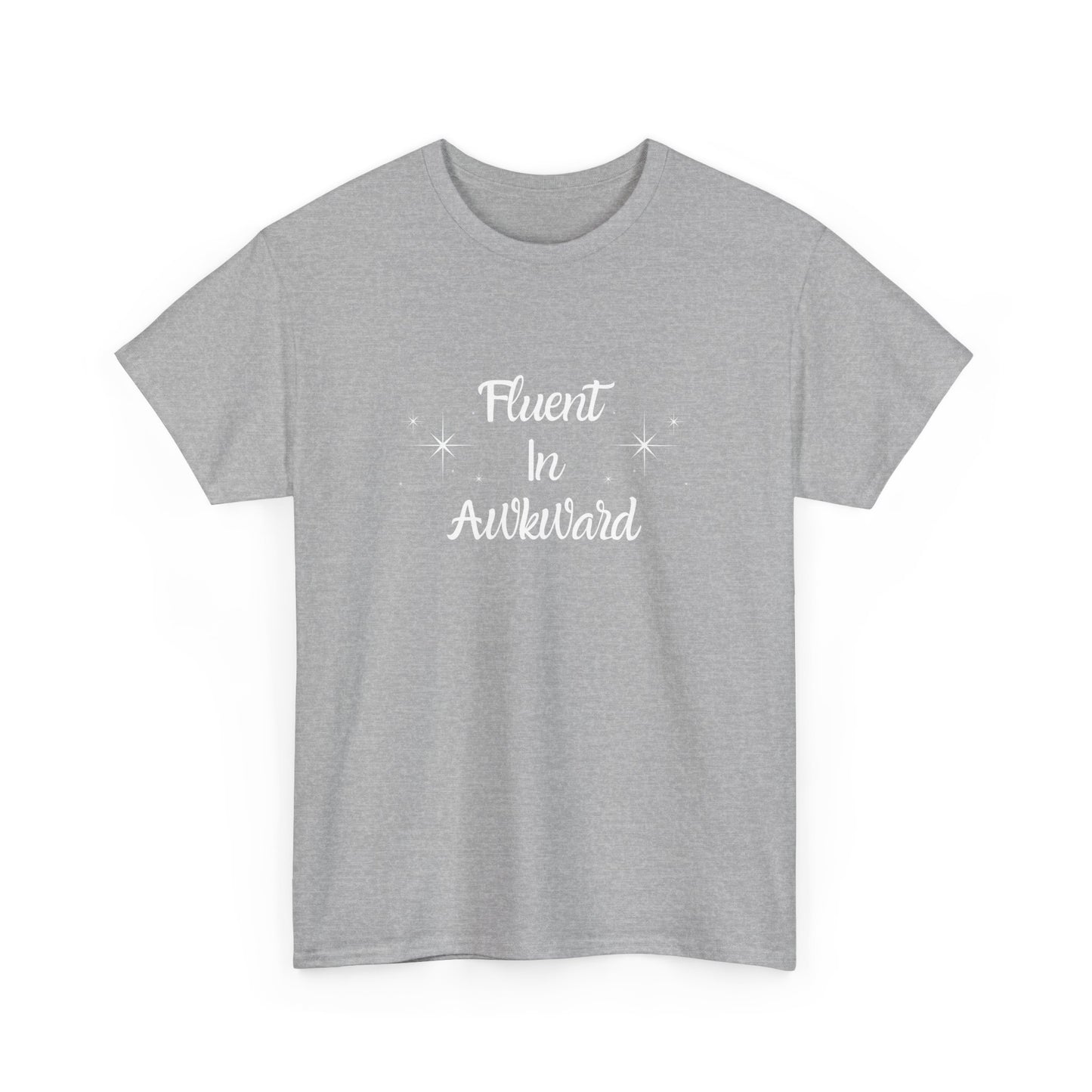 Fluent in Awkward Unisex Heavy Cotton Tee