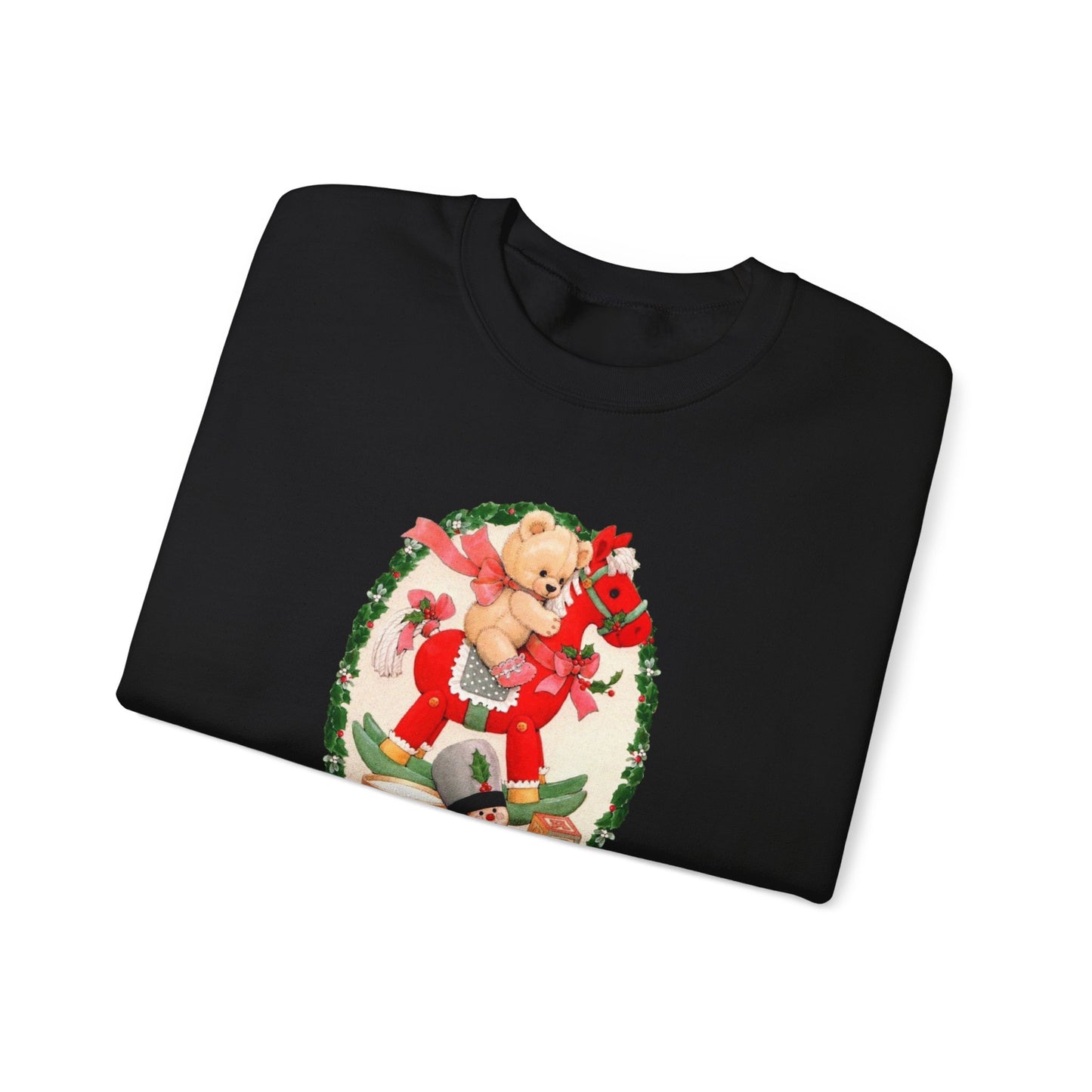 Vintage Christmas Toys Unisex Heavy Blend™ Crewneck Sweatshirt