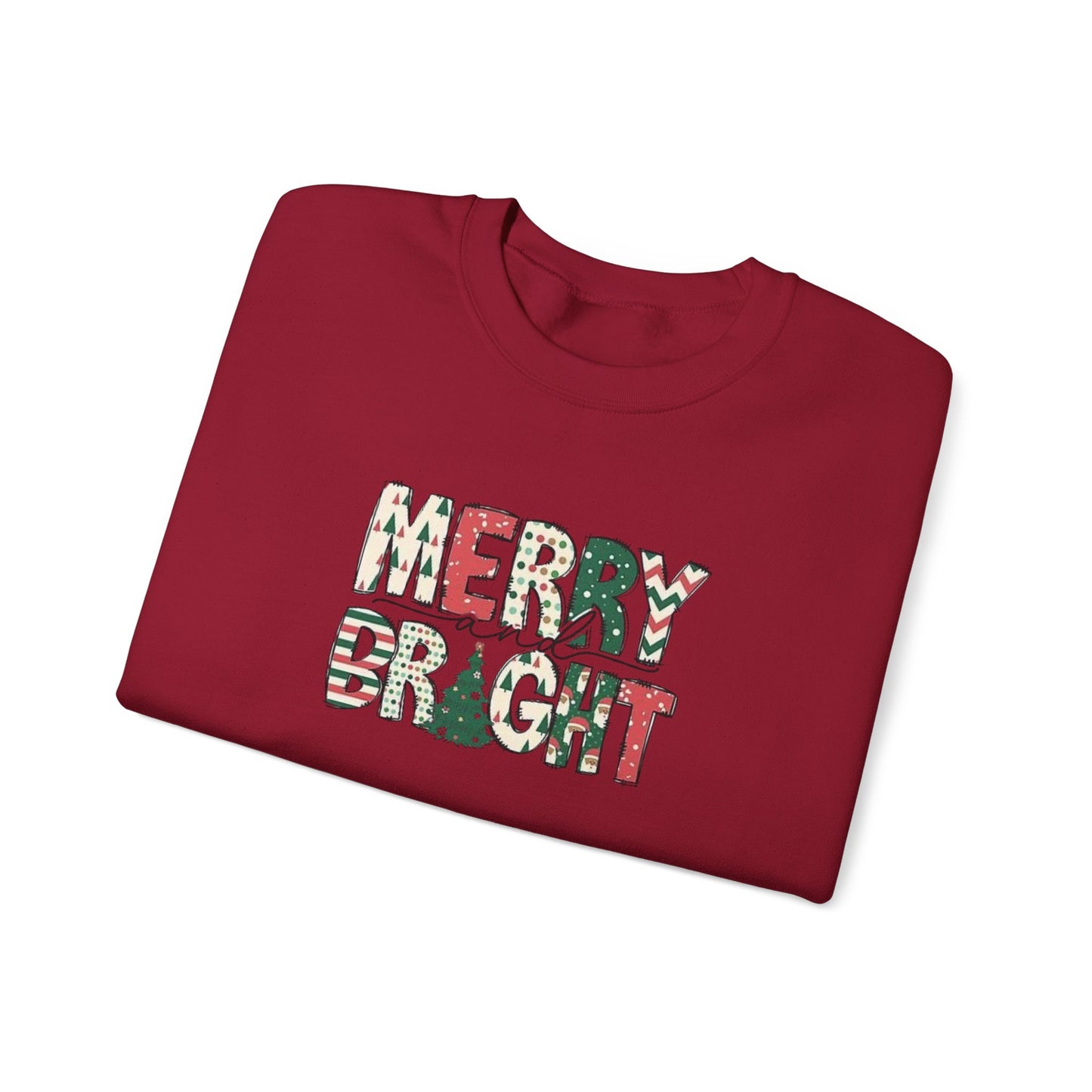 Merry & Bright Unisex Heavy Blend™ Crewneck Sweatshirt