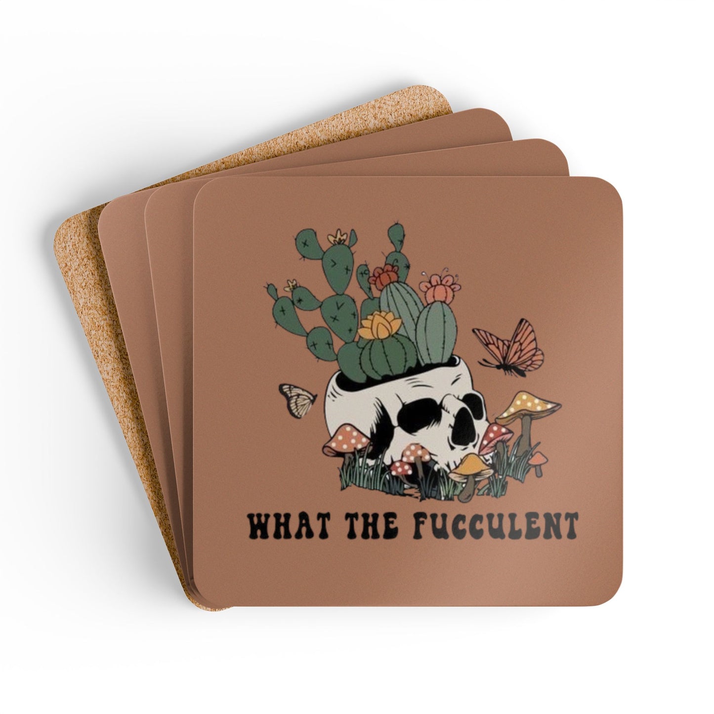 Corkwood Coaster Set