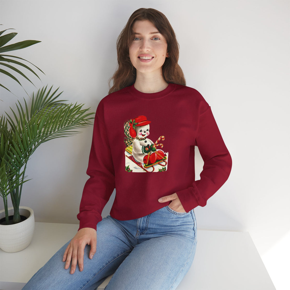 Vintage Christmas Unisex Heavy Blend™ Crewneck Sweatshirt