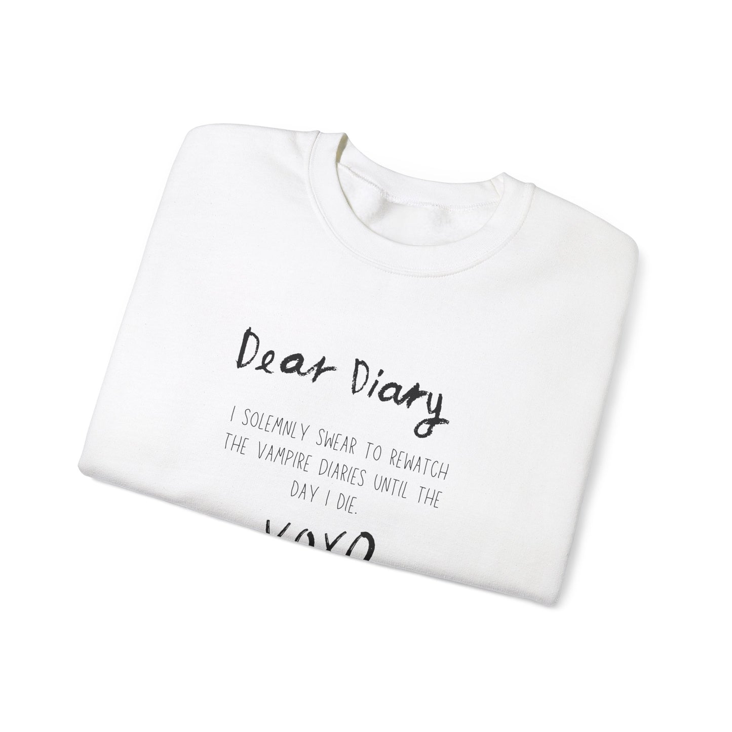 The Vampire Diaries, Dear Diary Crewneck Sweatshirt