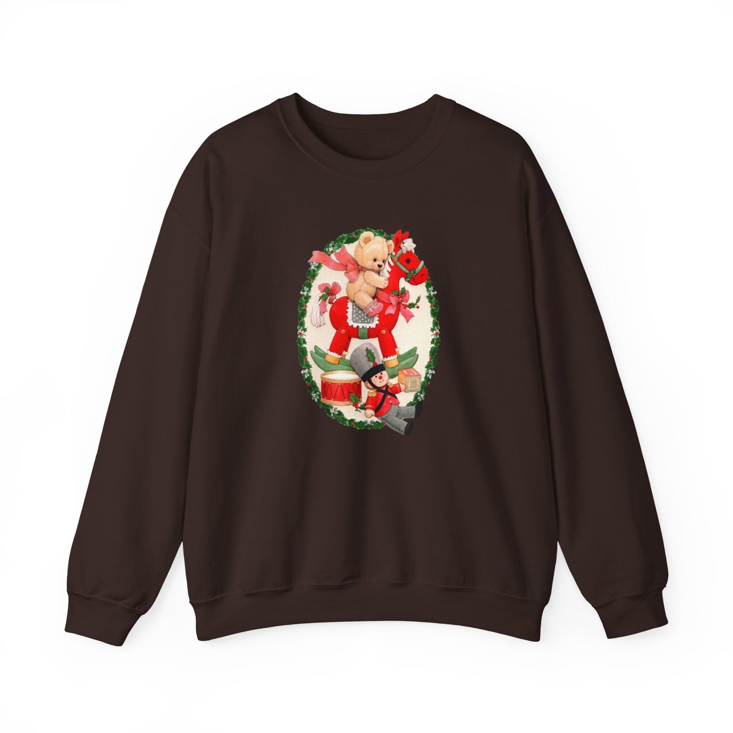 Vintage Christmas Toys Unisex Heavy Blend™ Crewneck Sweatshirt
