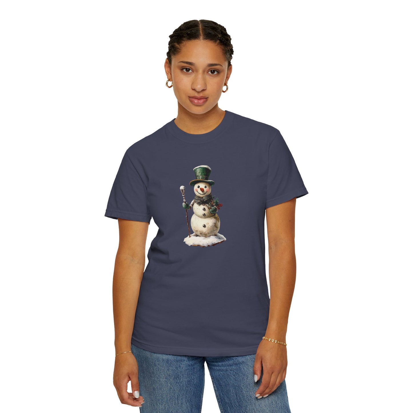 Snowman Unisex Garment-Dyed T-shirt