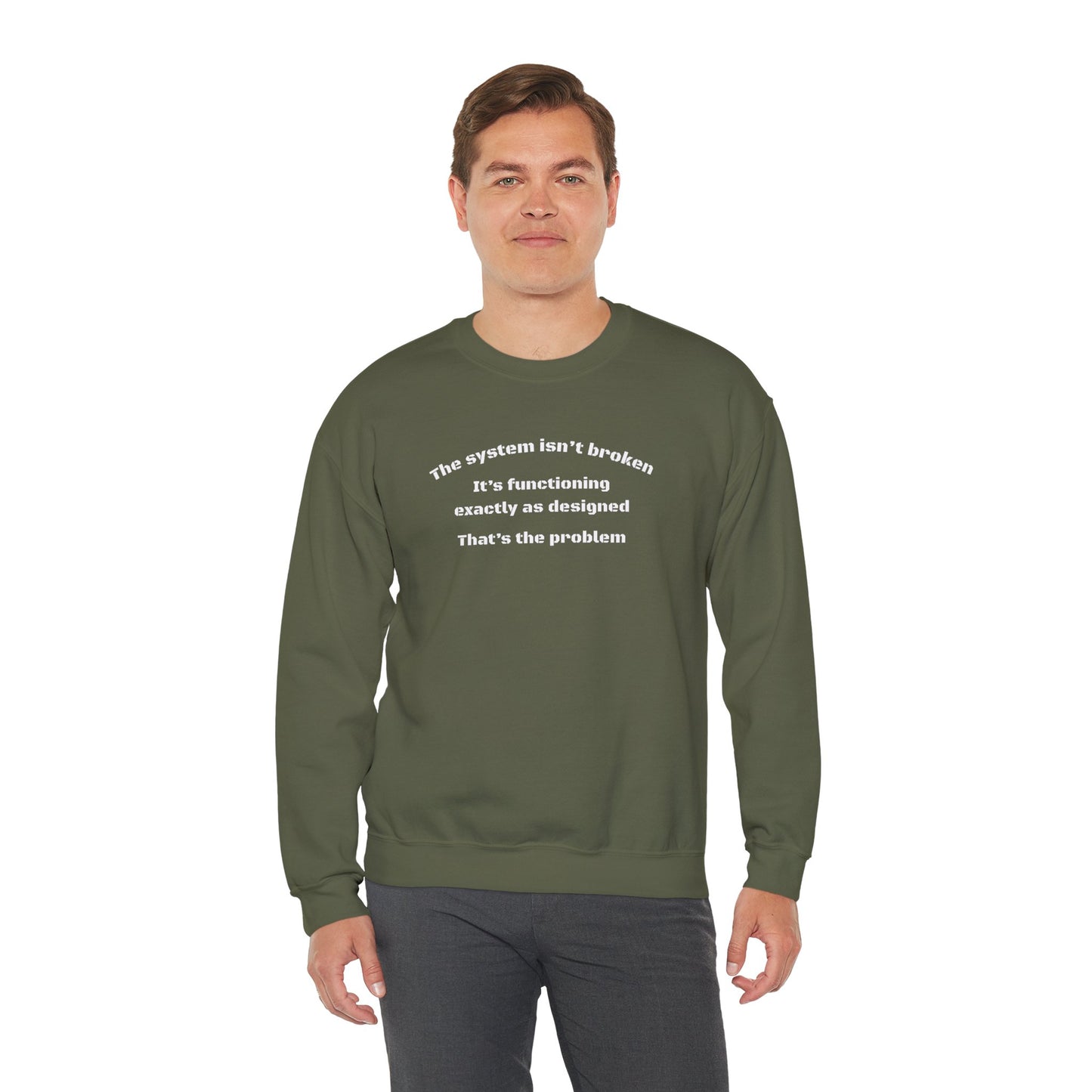 The System Unisex Heavy Blend™ Crewneck Sweatshirt