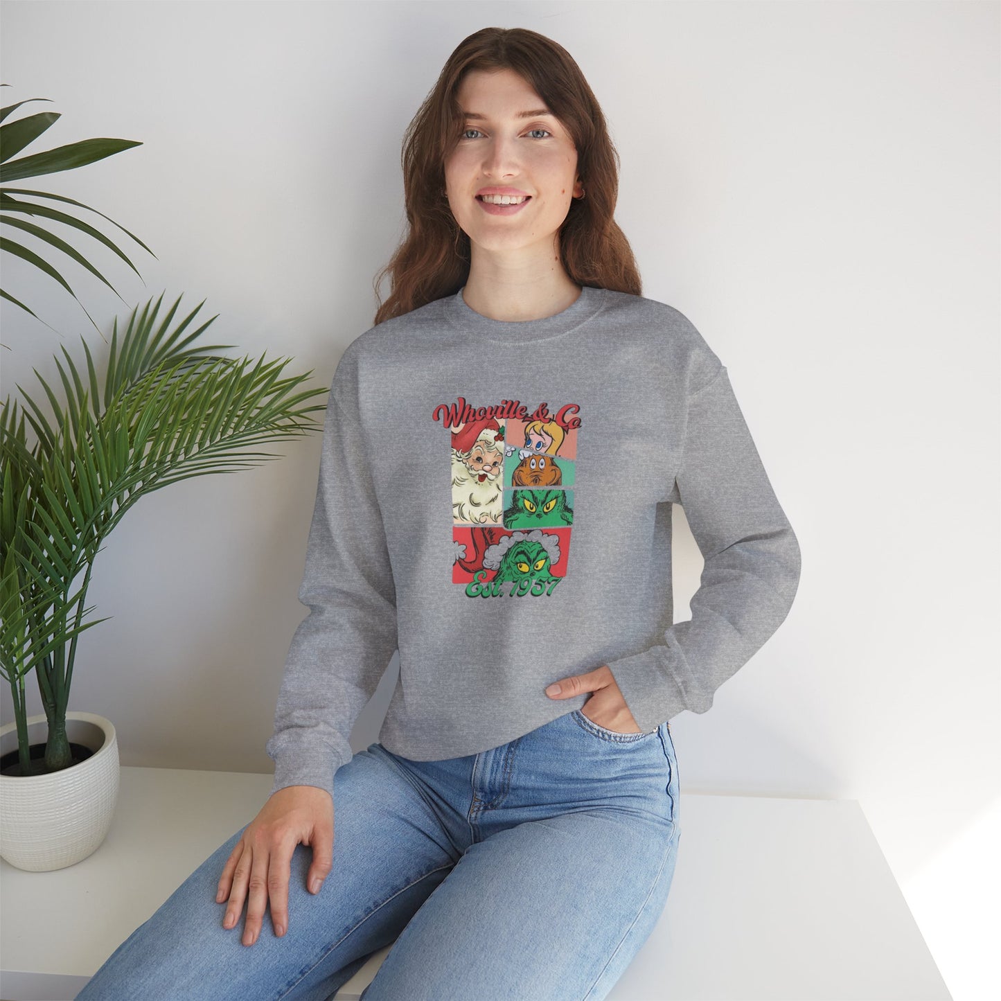 Whoville & Co. Unisex Heavy Blend™ Crewneck Sweatshirt