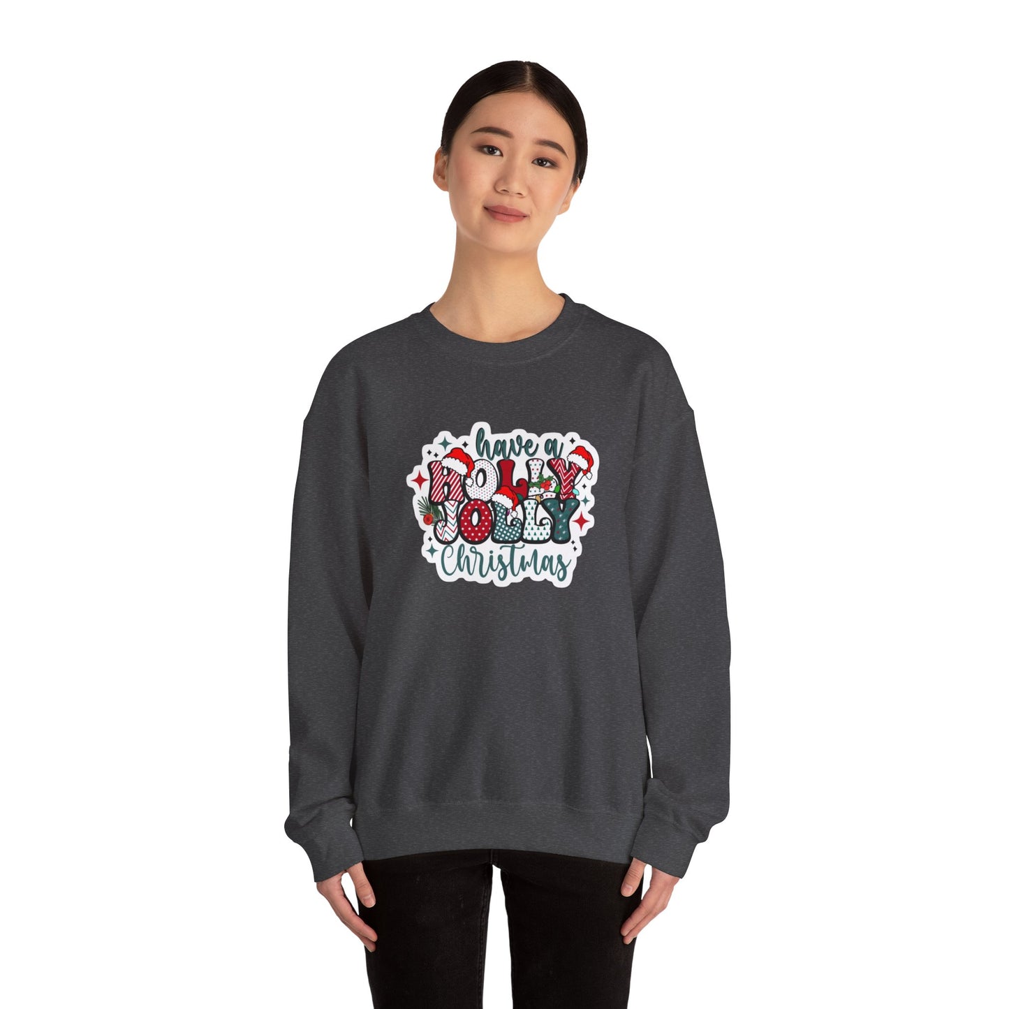 Have a Holly Jolly Christmas Heavy Blend™ Crewneck Sweatshirt