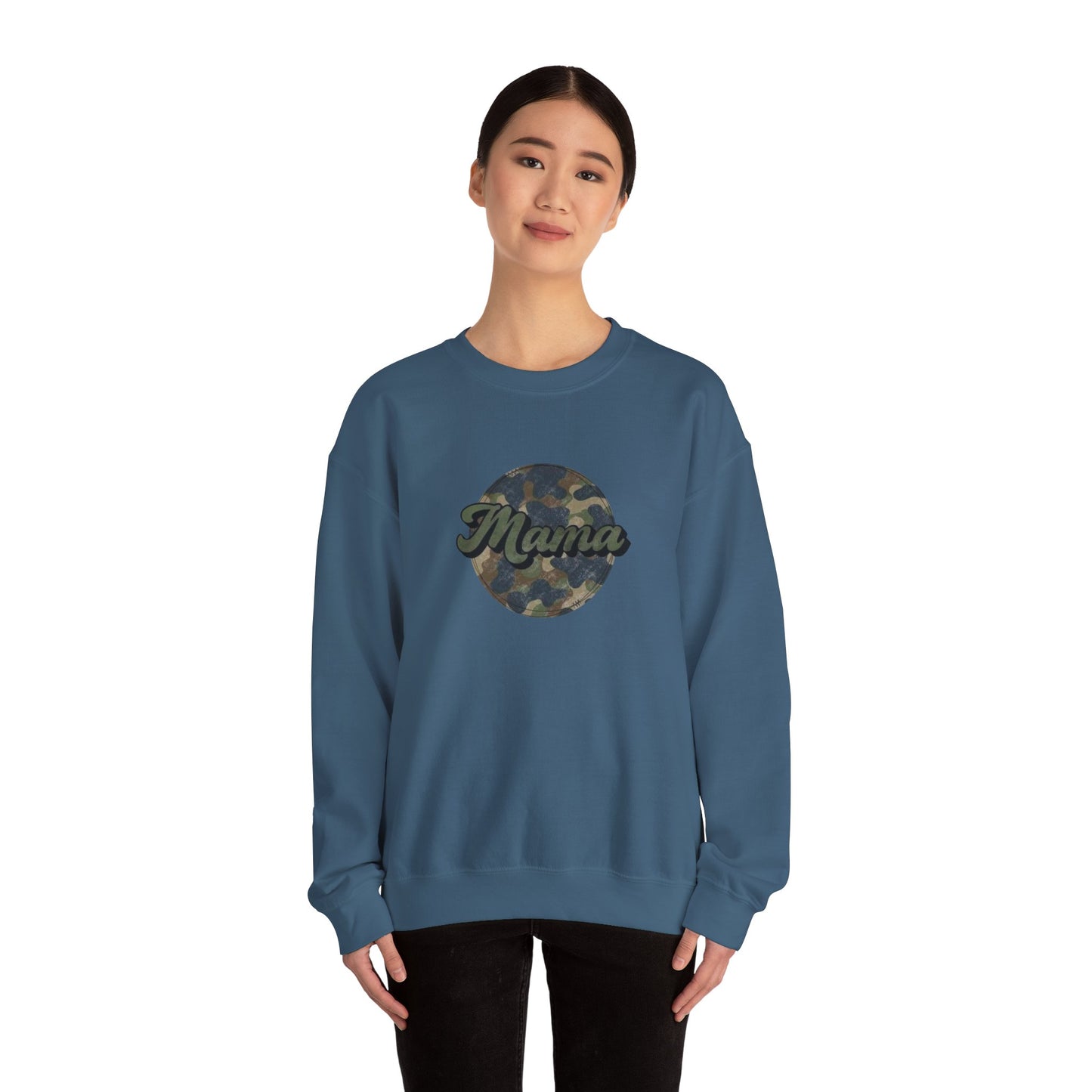 Mama Camo Heavy Blend™ Crewneck Sweatshirt