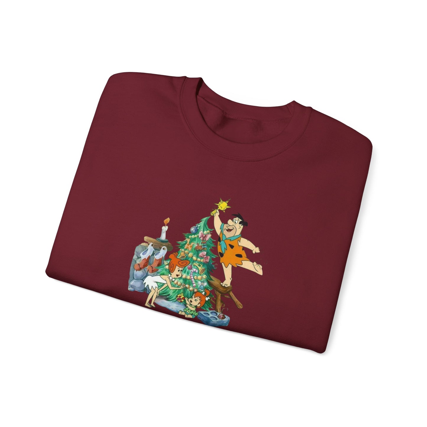 Flinstones Christmas Unisex Heavy Blend™ Crewneck Sweatshirt