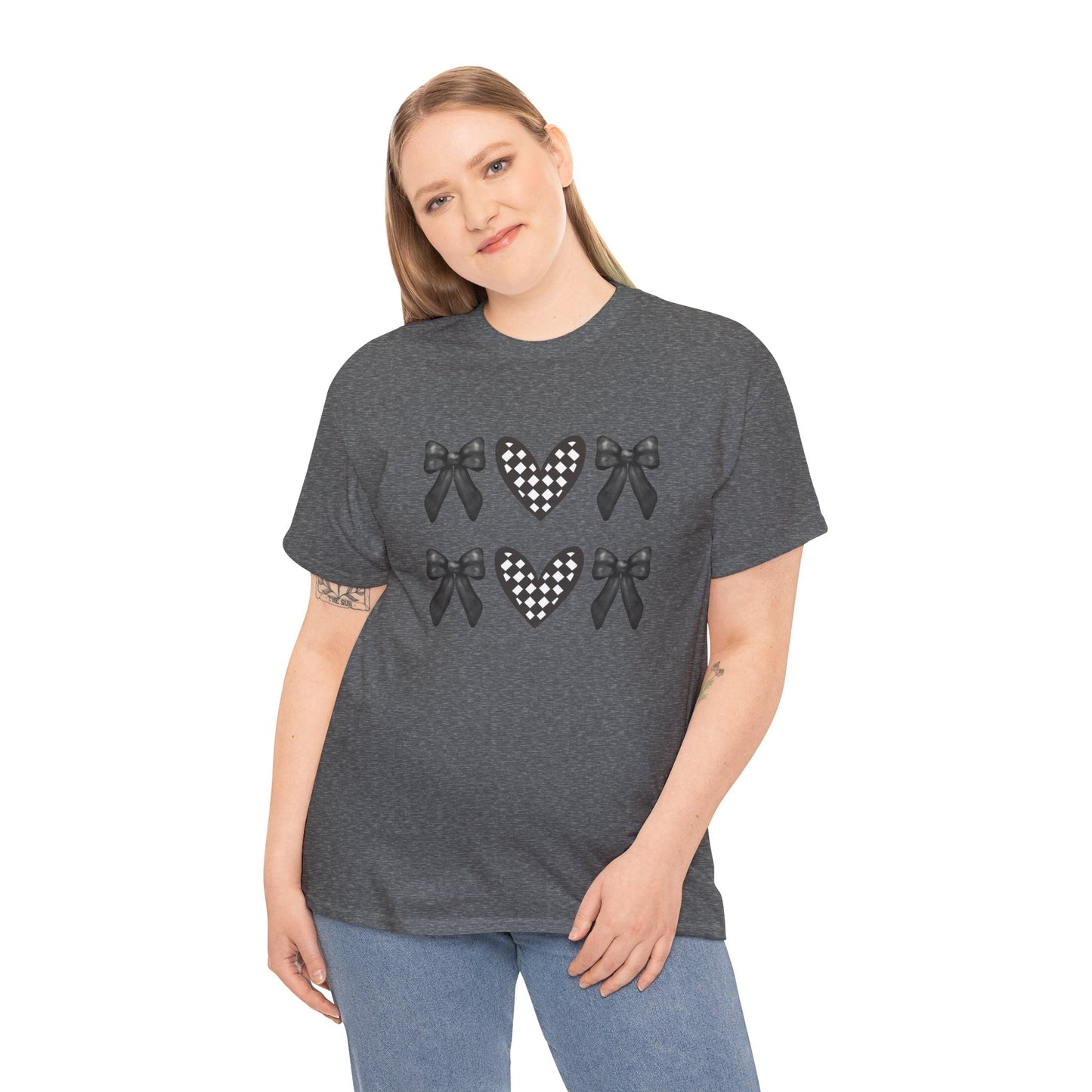 Ribbons & Hearts Unisex Heavy Cotton Tee